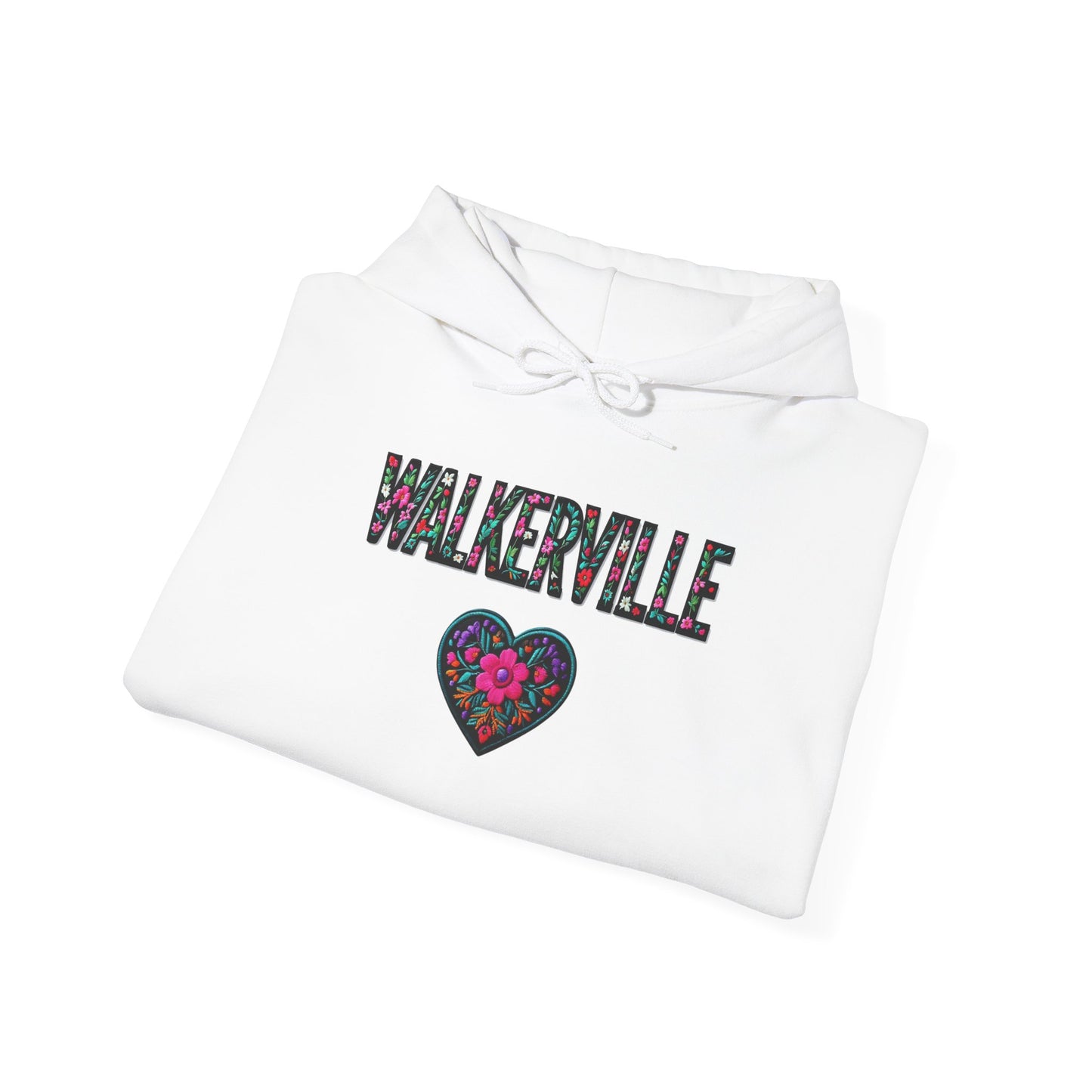 Walkerville Local Gal Flower c01-n07-hs005, Hooded Sweatshirt -  Unisex Heavy Blend™ Pullover, Casual Hoodie for Every Day, Gift for Friends, Support'n Locals -Local Pride Apparel Support Your Community