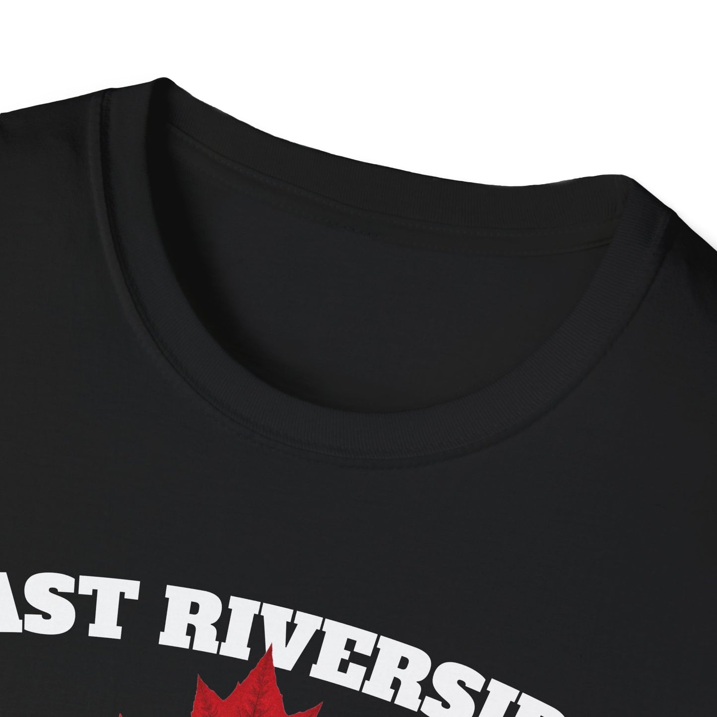 EAST RIVERSIDE Local Gal Red Leaf T-Shirt, Softstyle Graphic Tee, Unisex Casual Wear, Support Local Merch, Gift for Community Lovers, Finkz Windsor