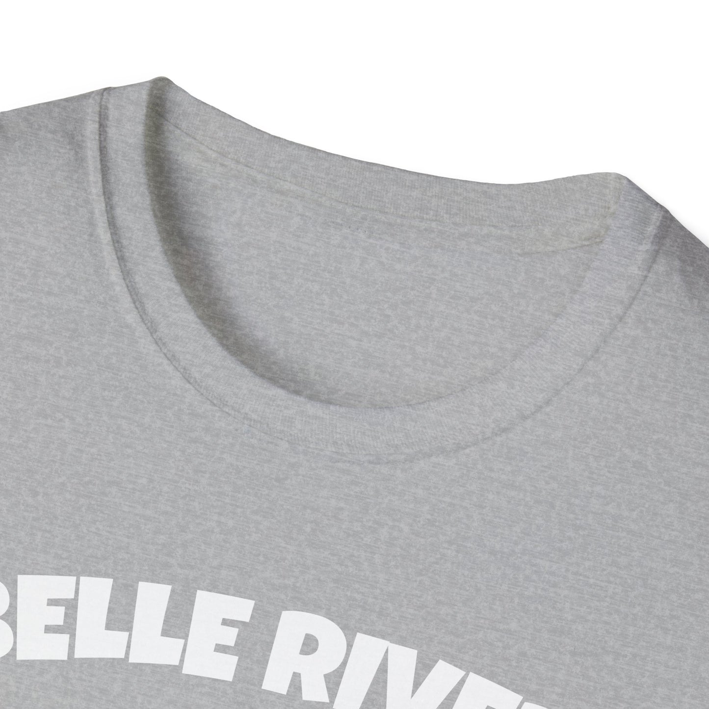 BELLE RIVER T-Shirt, Softstyle Graphic Tee, Unisex Casual Wear, Support Local Merch, Gift for Community Lovers, Finkz Windsor