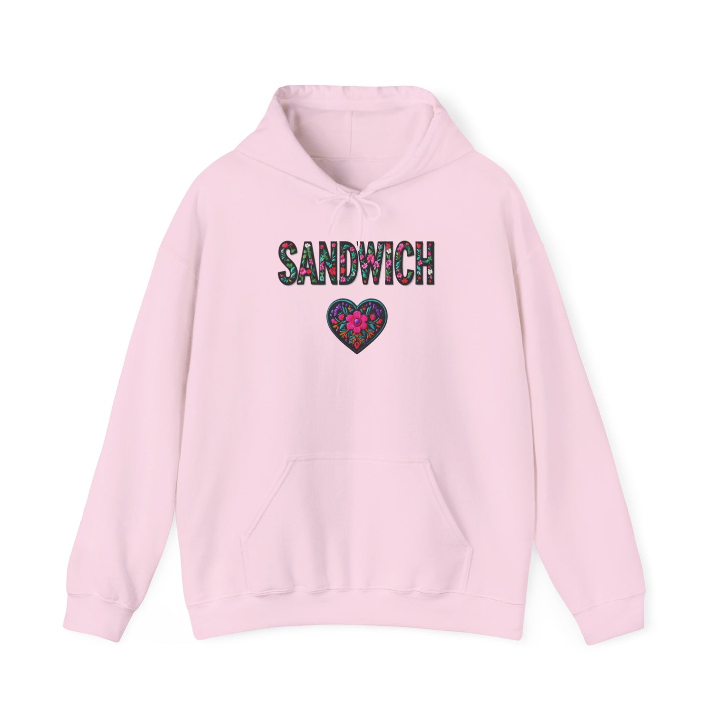 Sandwich Local Gal Flower c01-n13-hs005, Hooded Sweatshirt -  Unisex Heavy Blend™ Pullover, Casual Hoodie for Every Day, Gift for Friends, Support'n Locals -Local Pride Apparel Support Your Community