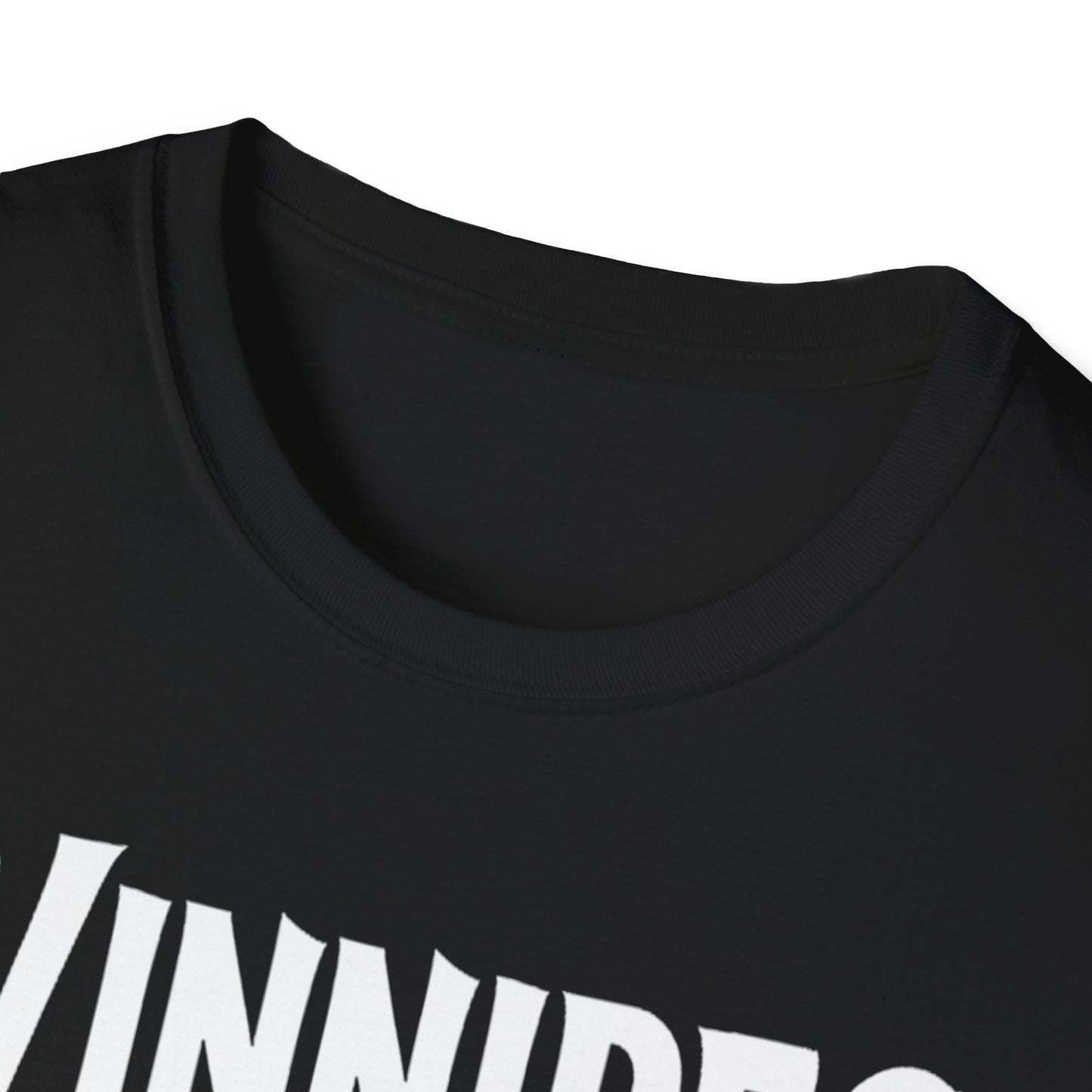 Winnipeg Hardcore We Support Our Own Red Leaf T-Shirt, c09-n00-s006 Softstyle Graphic Tee, Unisex Casual Wear, Support'n Locals Merch, Gift for Community Lovers.