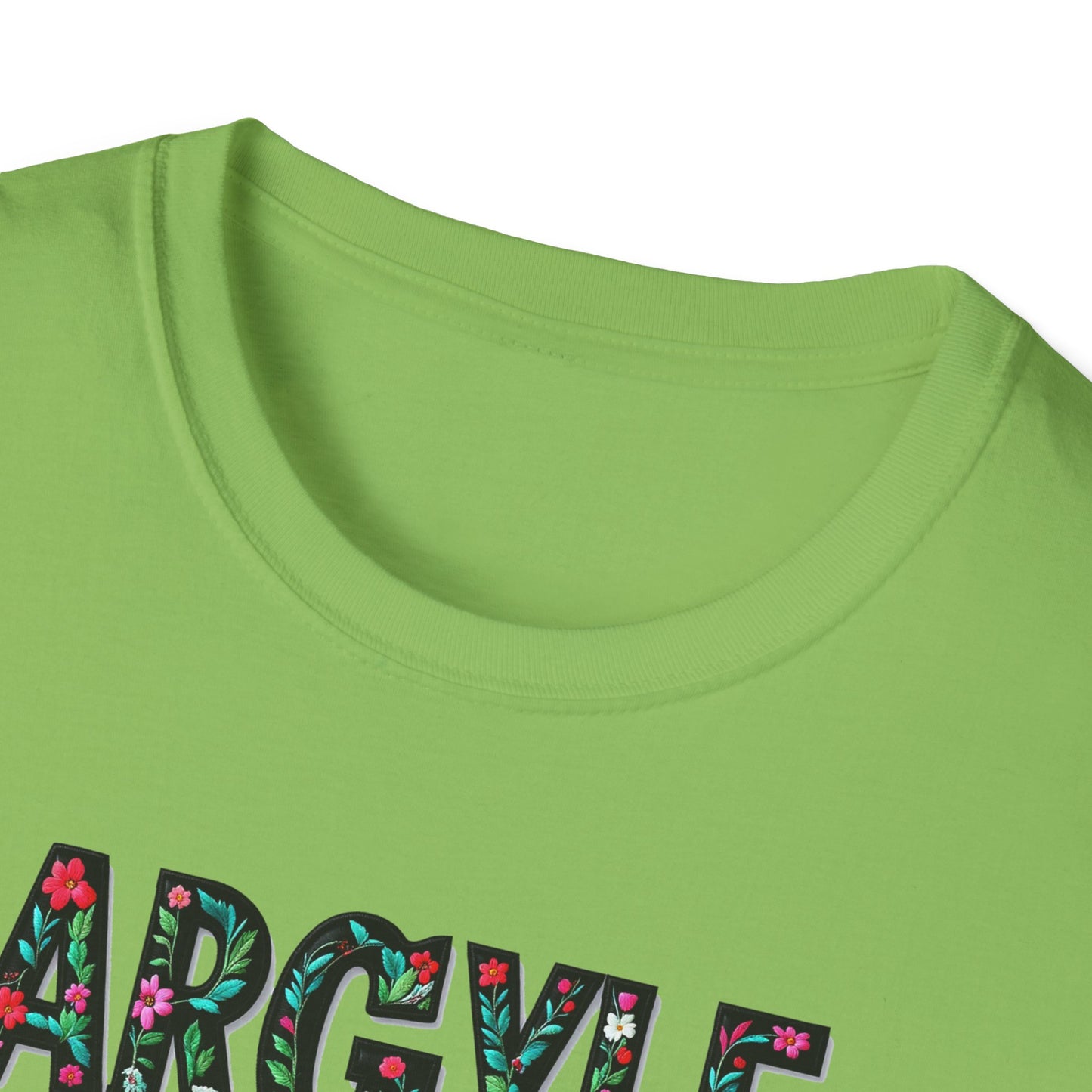 Argyle Local Gal Flower-Heart T-Shirt, c02-n01-s05  Softstyle Graphic Tee, Unisex Casual Wear, Support Local Merch, Gift for Community Lovers, Finkz WINDSOR