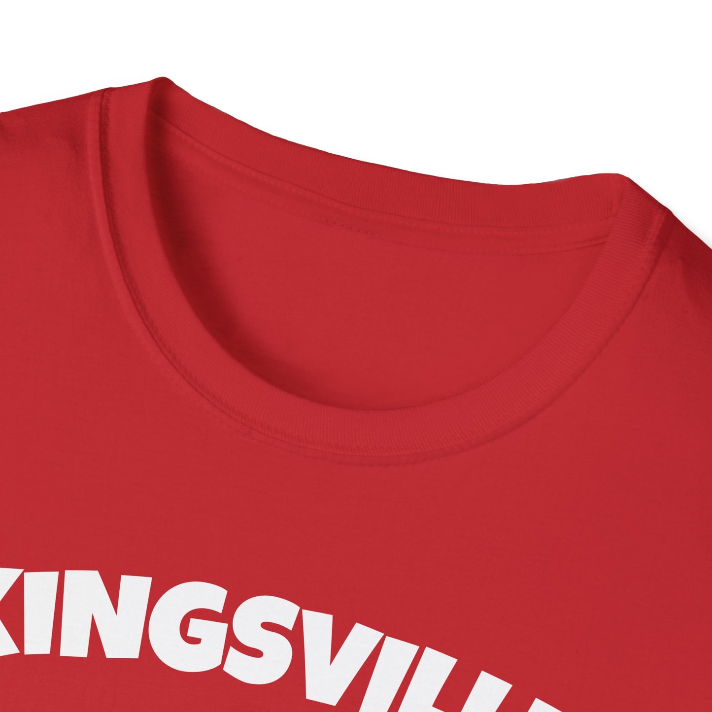 KINGSVILLE T-Shirt, Softstyle Graphic Tee, Unisex Casual Wear, Support Local Merch, Gift for Community Lovers, Finkz Windsor