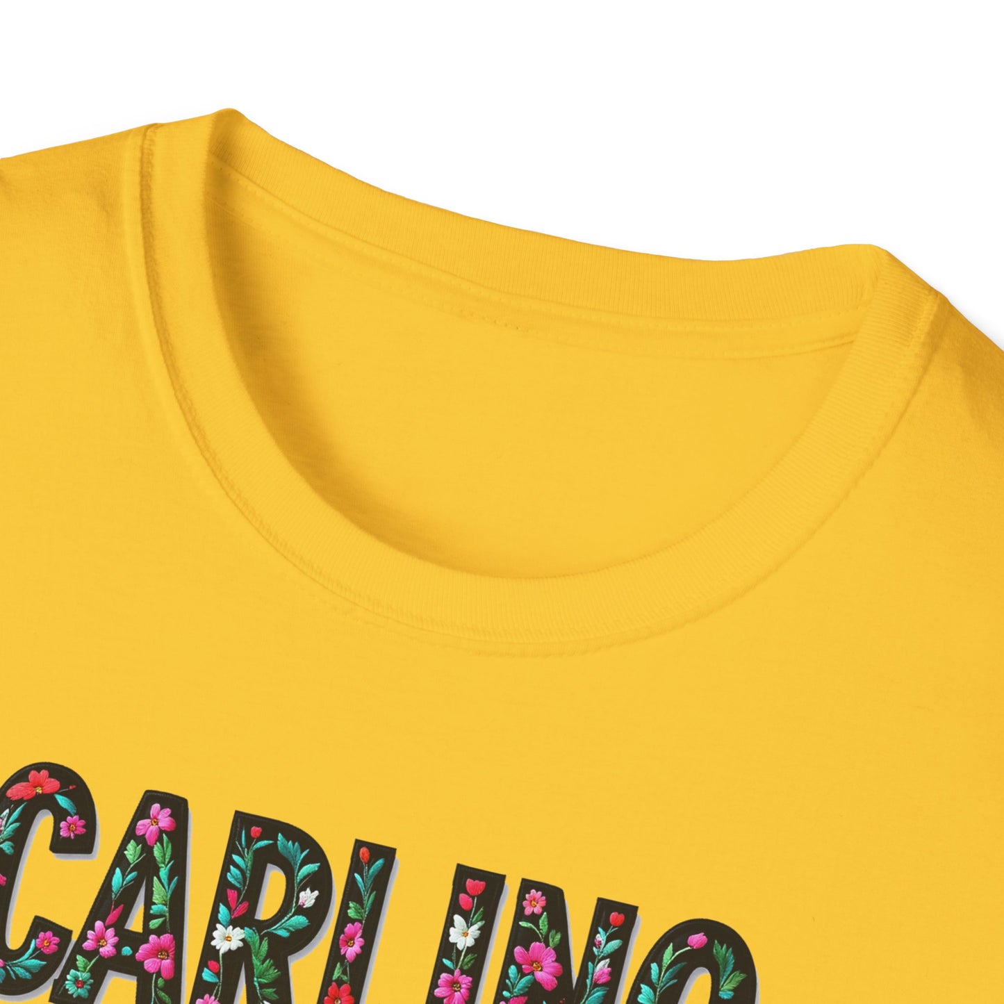 Carling Local Gal Flower-Heart T-Shirt, c02-n03-s05  Softstyle Graphic Tee, Unisex Casual Wear, Support Local Merch, Gift for Community Lovers, Finkz WINDSOR