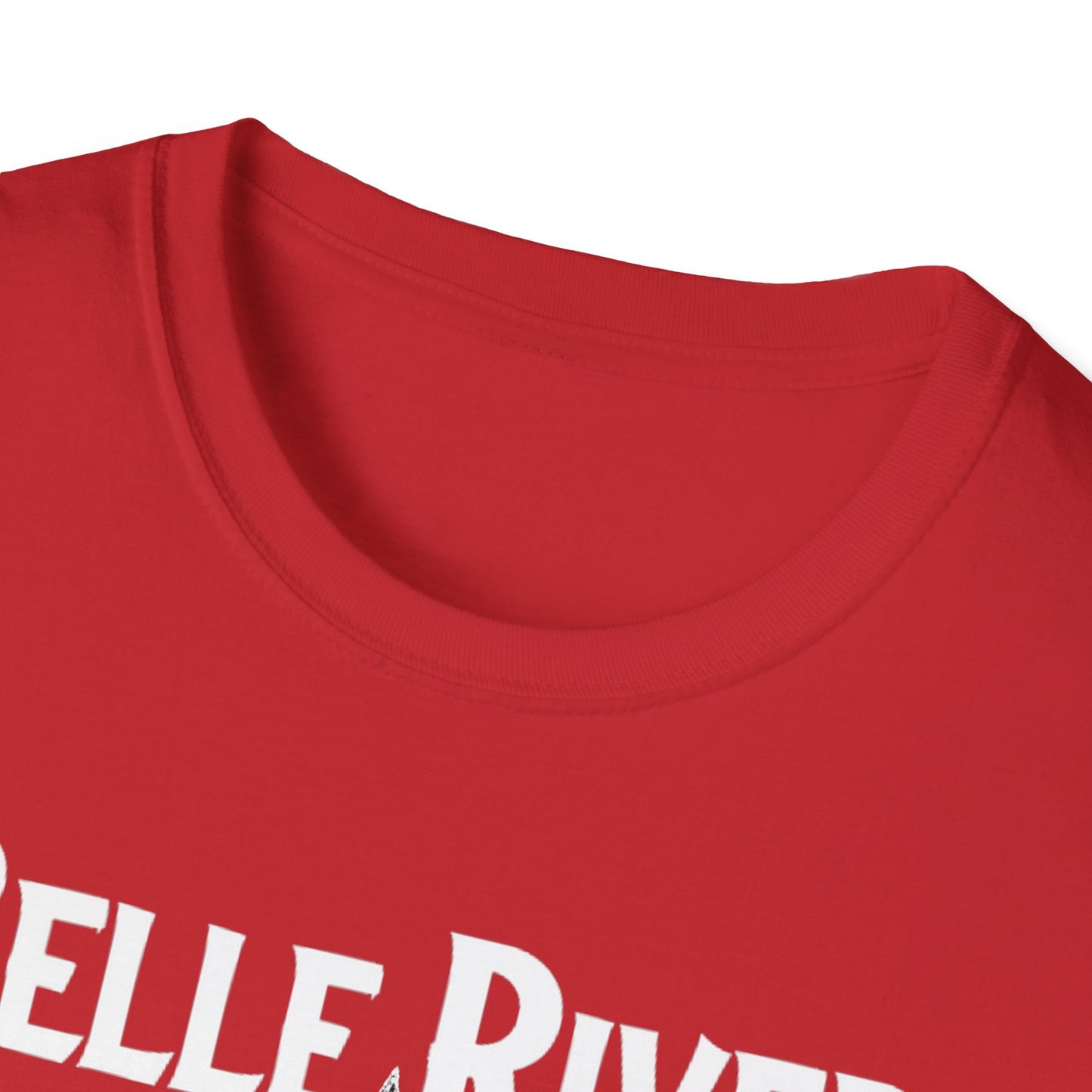 BELLE RIVER, Rep'n My Hood, Hardcore Local Cool Leaf T-Shirt, Softstyle Graphic Tee, Unisex Casual Wear, Support Local Merch, Gift for Community Lovers, Finkz WINDSOR