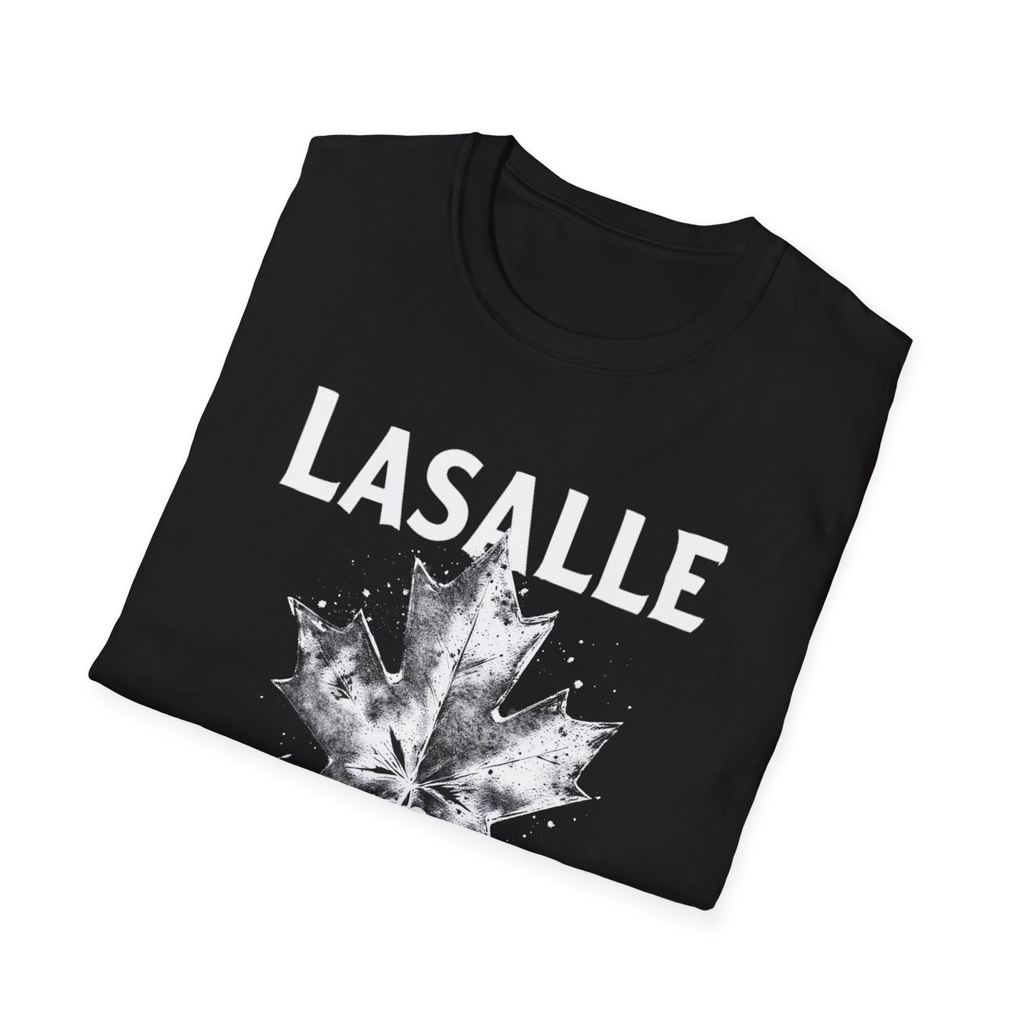 LASALLE, Rep'n My Hood, Hardcore Local Cool Leaf T-Shirt, Softstyle Graphic Tee, Unisex Casual Wear, Support Local Merch, Gift for Community Lovers, Finkz WINDSOR