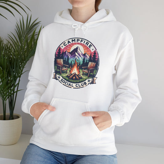 Campfire Social Club Leaf Cozy Hoodie CSC | Unisex Sweatshirt for Nature Lovers, Casual Wear, Gift for Him/Her, Outdoor Adventures, Cozy Days Canada Patriotic wednesday