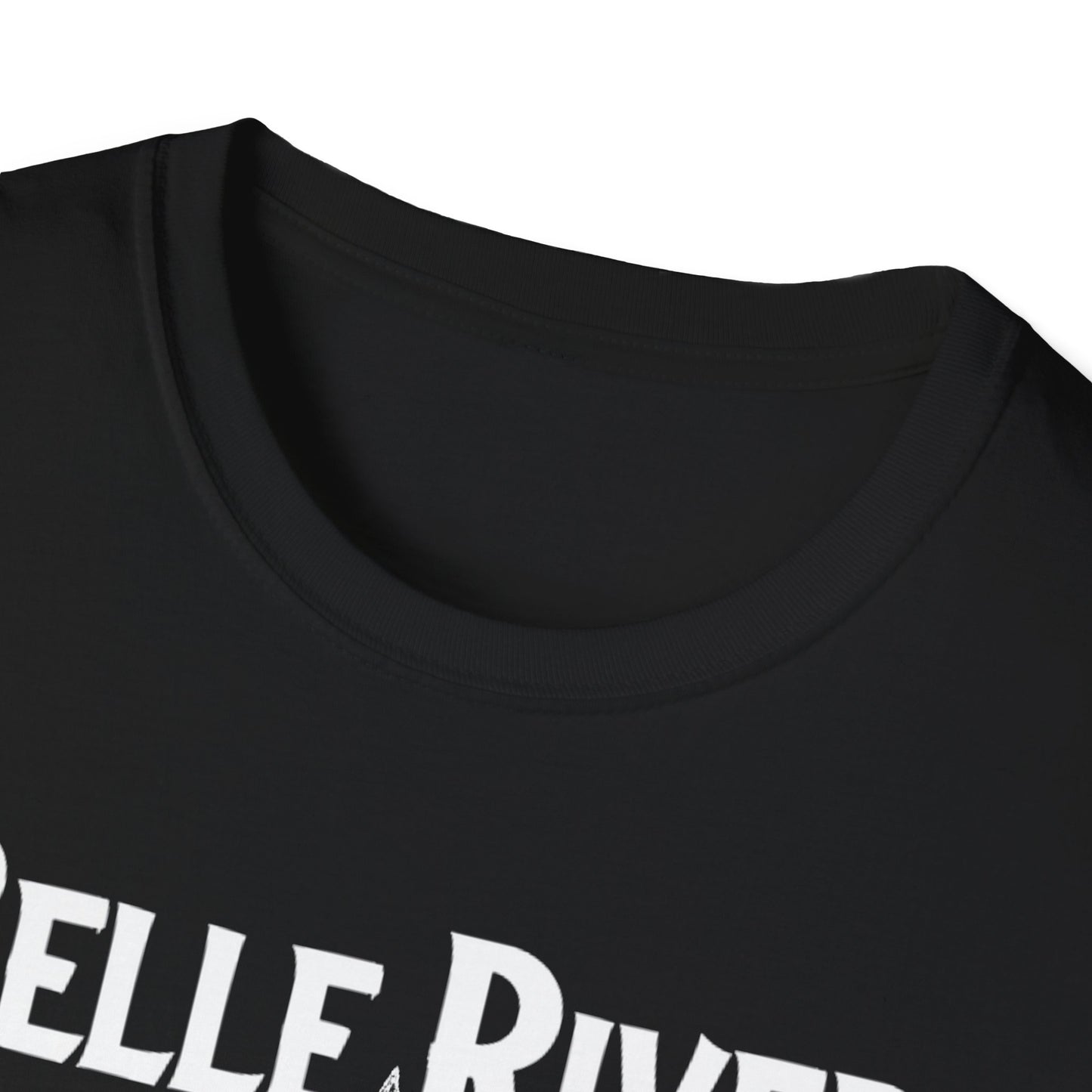BELLE RIVER, Rep'n My Hood, Hardcore Local Cool Leaf T-Shirt, Softstyle Graphic Tee, Unisex Casual Wear, Support Local Merch, Gift for Community Lovers, Finkz WINDSOR