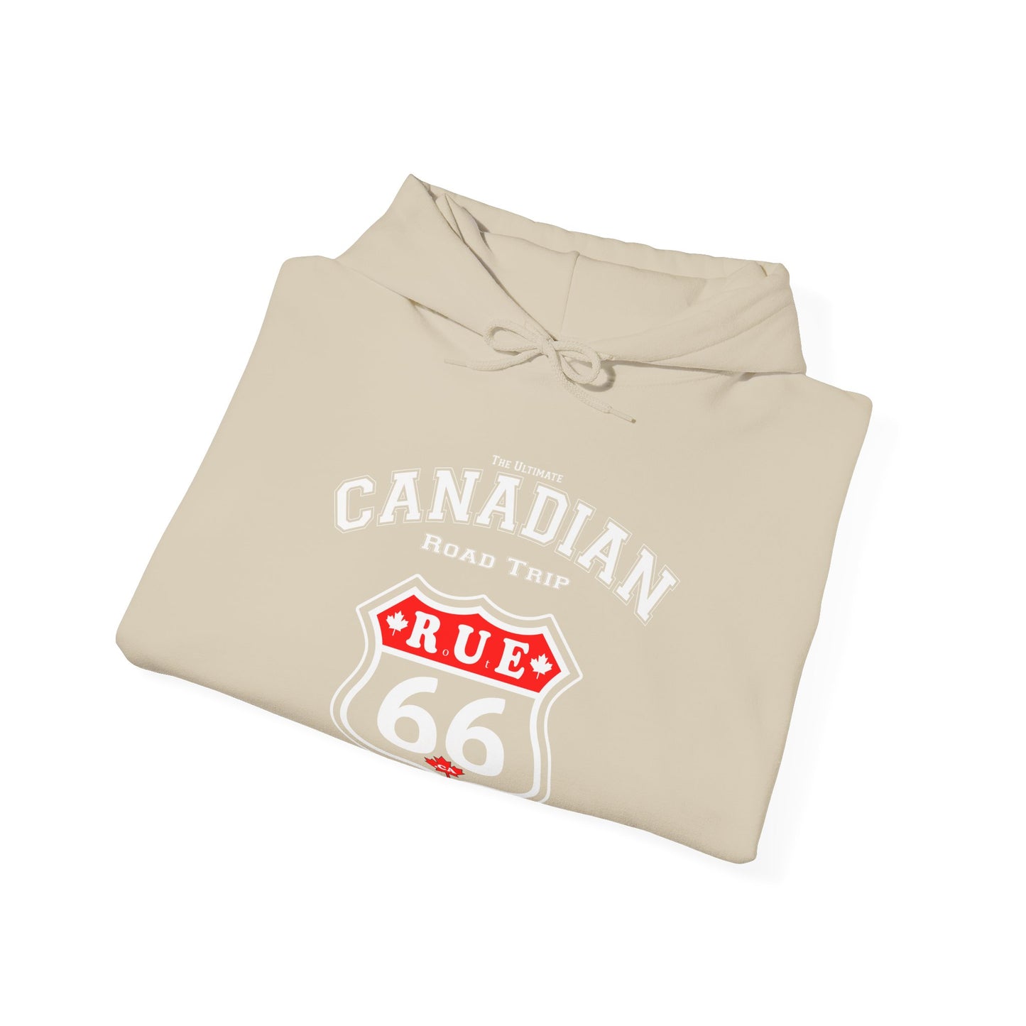 Canadian Rue66 Roadtrip Black Hoodie -  Hooded Sweatshirt