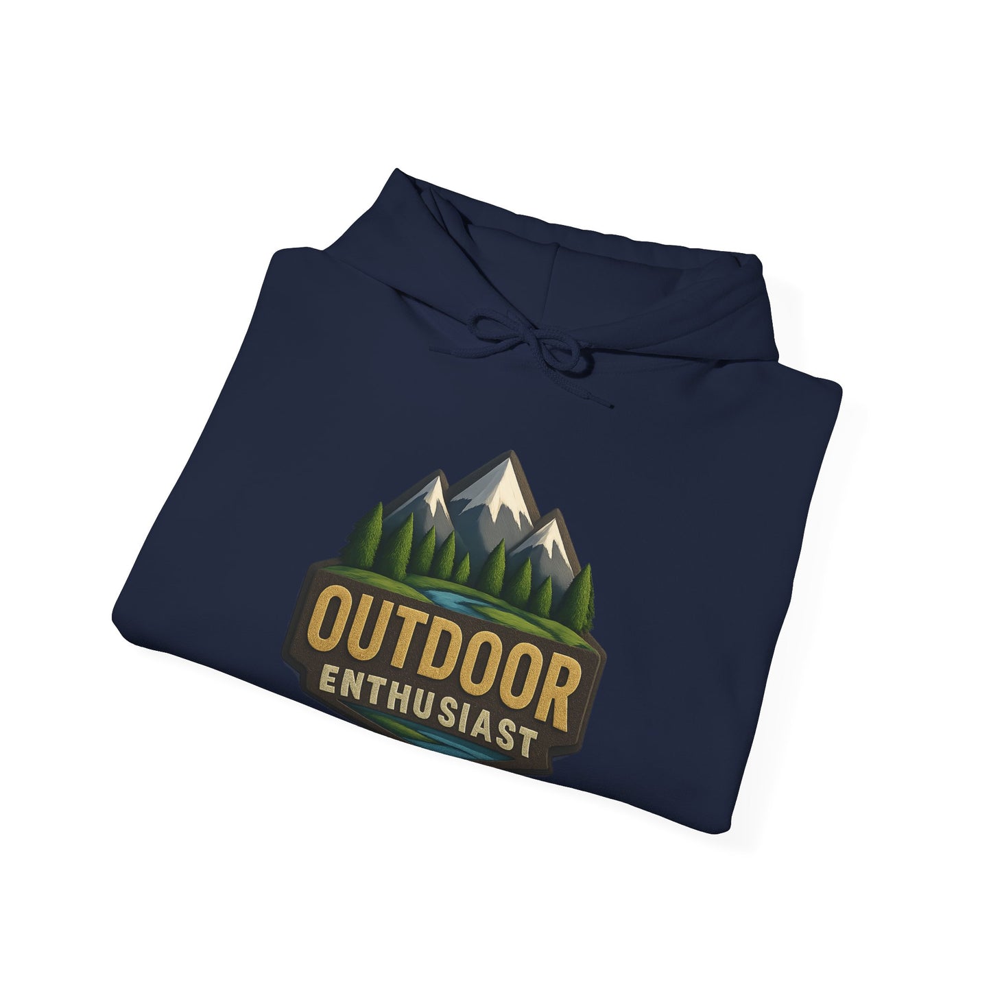 Outdoor Enthusiast Dark Hoodie | OutdoorEnthusiast.Ca 100% Authentic | Cozy Camping Hoodie | Unisex Hooded Sweatshirt for Nature Lovers, Casual Wear, Gift for Him/Her, Outdoor Adventures......