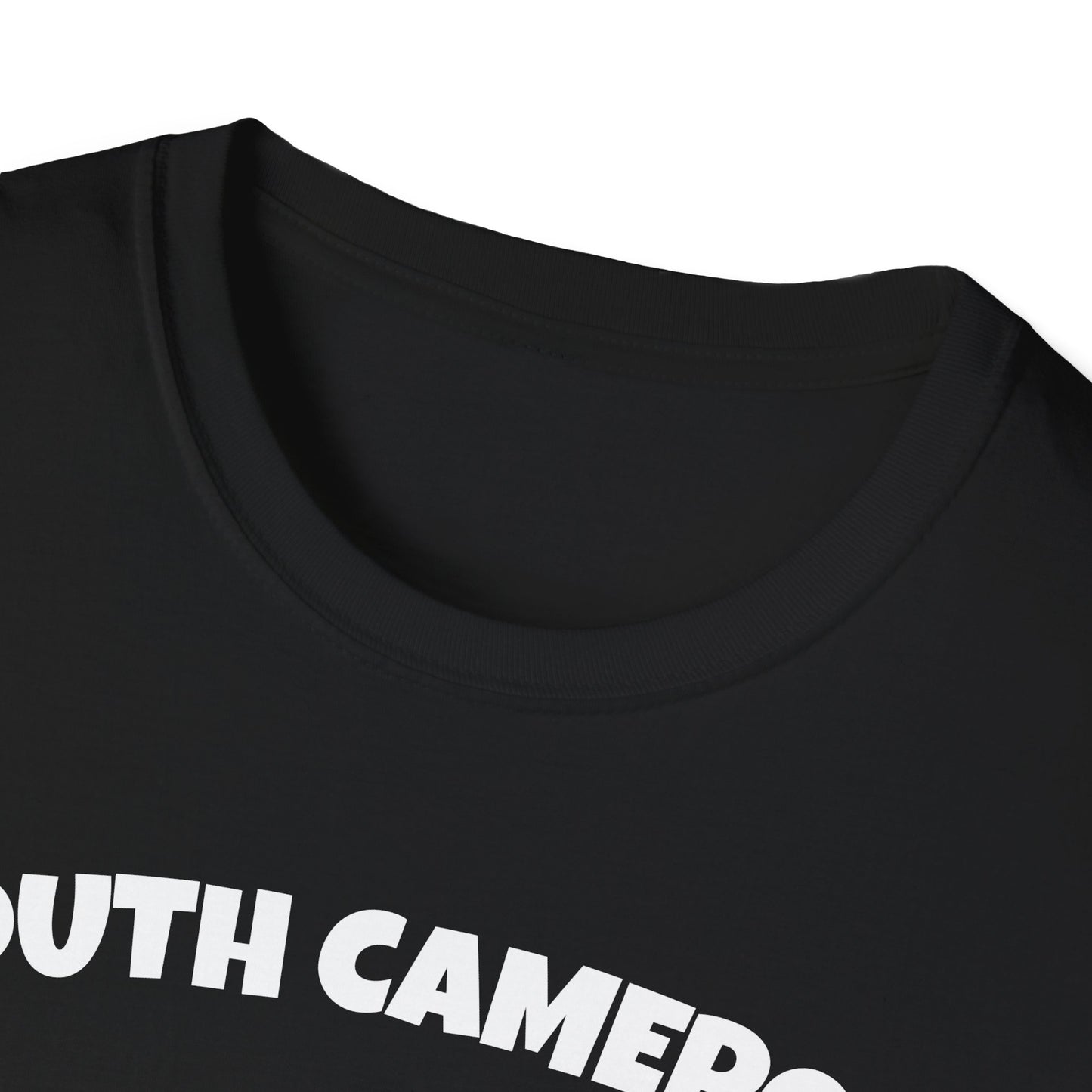 SOUTH CAMERON T-Shirt, Softstyle Graphic Tee, Unisex Casual Wear, Support Local Merch, Gift for Community Lovers, Finkz Windsor