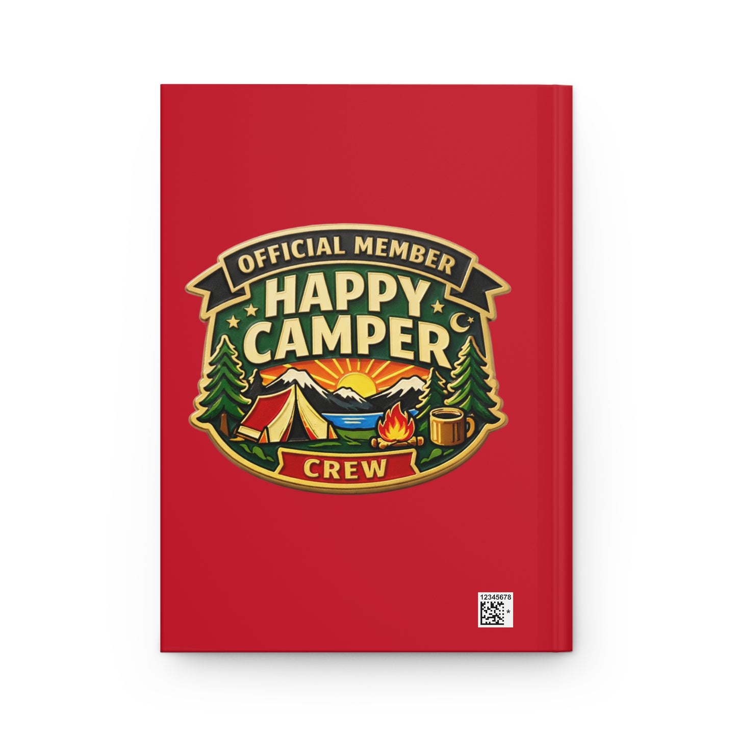 Vanlife & Happy Camper Hardcover Journal — Adventure Travel Notebook for Camping Enthusiasts