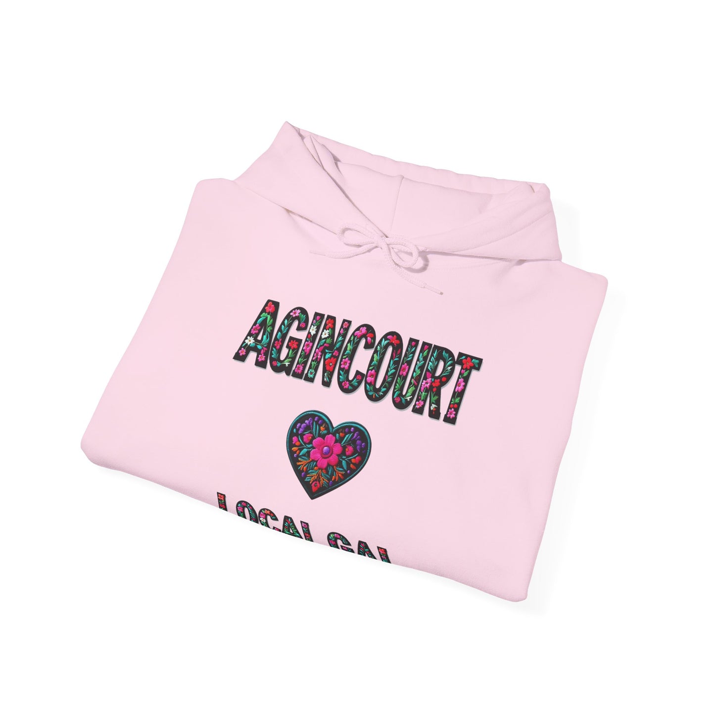 Agincourt Local Gal Flower c06-n01-hs005, Hooded Sweatshirt -  Unisex Heavy Blend™ Pullover, Casual Hoodie for Every Day, Gift for Friends, Support'n Locals -Local Pride Apparel Support Your Community