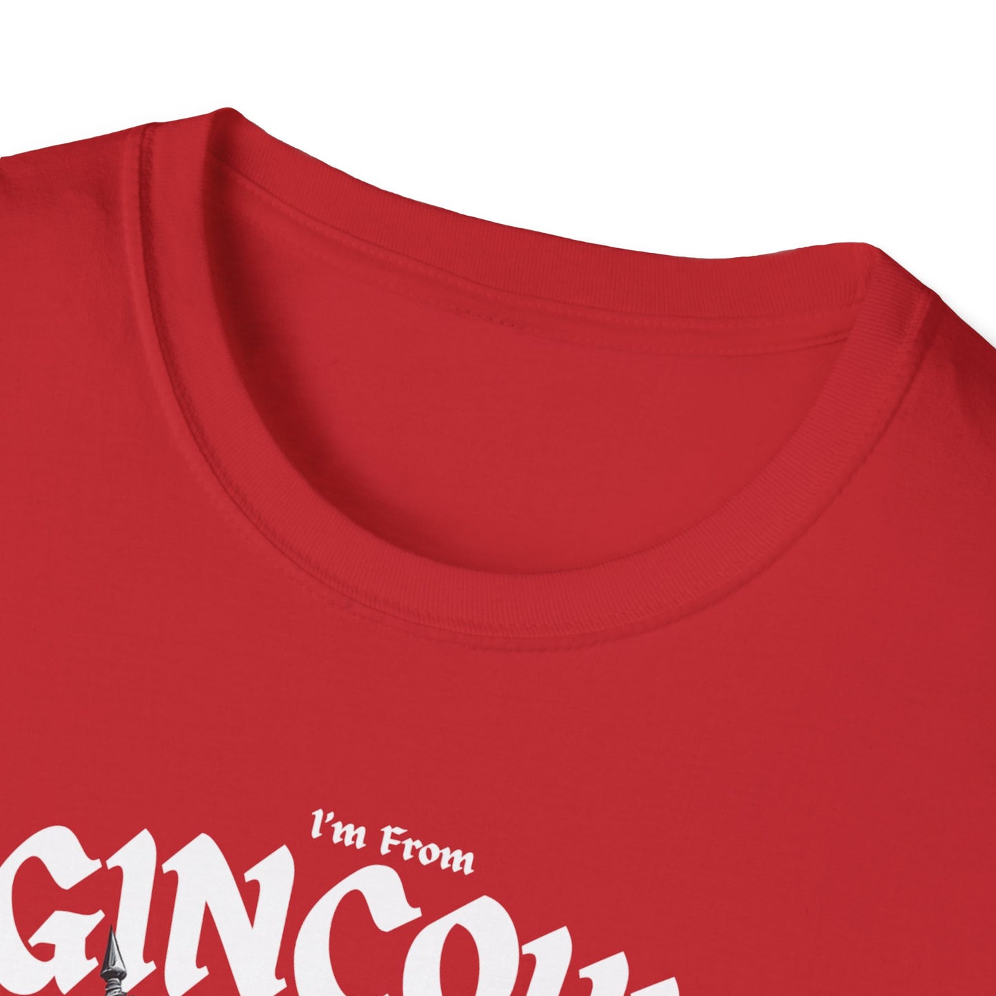 Agincourt Underestimate Guy T-Shirt, c06-n01-s002 Softstyle Graphic Tee, Unisex Casual Wear, Support'n Locals Merch, Gift for Community Lovers.