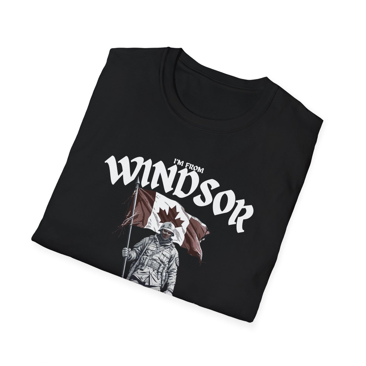WINDSOR UNDERESTIMATE 2 T-Shirt, Softstyle Graphic Tee, Unisex Casual Wear, Support Local Merch, Gift for Community Lovers, Finkz Windsor
