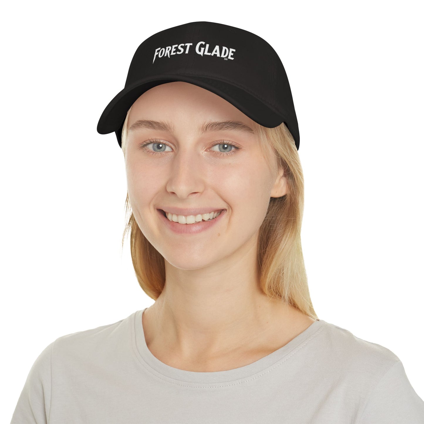 FOREST GLADE Low Profile Baseball Cap - Red Hat for Community Lovers