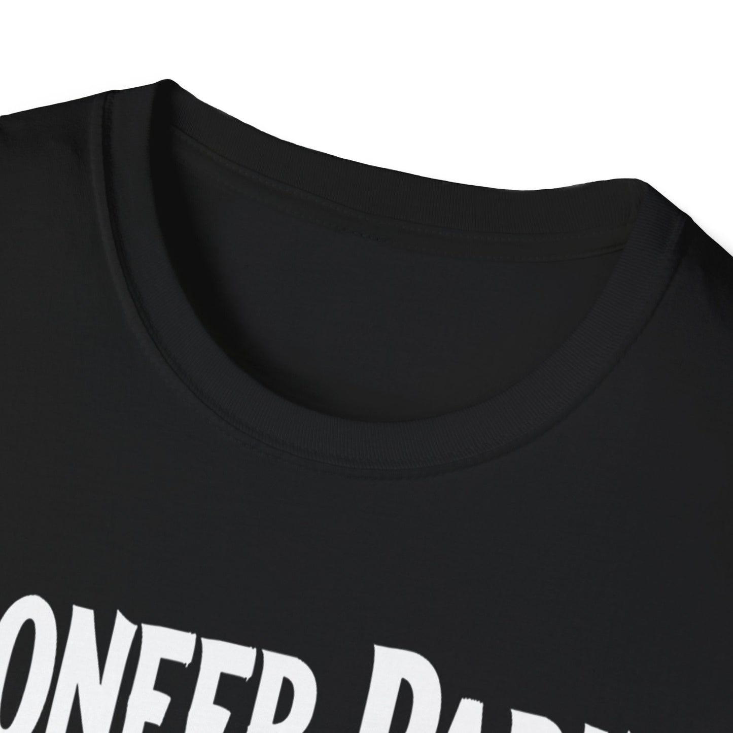 Pioneer Park Hardcore Rep'n White Leaf T-Shirt, c03-n08-s007 Softstyle Graphic Tee, Unisex Casual Wear, Support'n Locals Merch, Gift for Community Lovers.