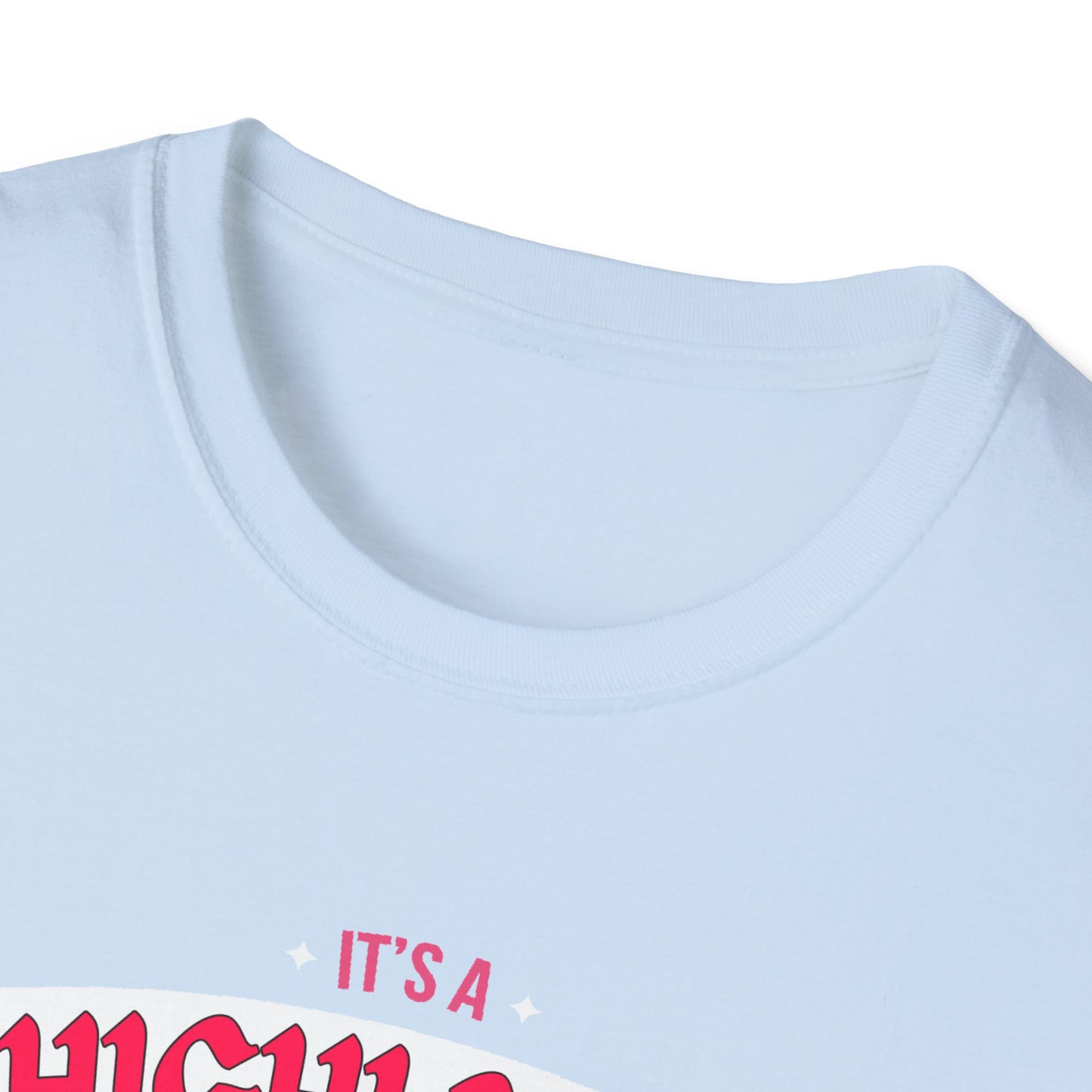 Highland THING T-Shirt, Softstyle Graphic Tee, Unisex Casual Wear, Support'n Locals Merch, Gift for Community Lovers, c02-n05-s003