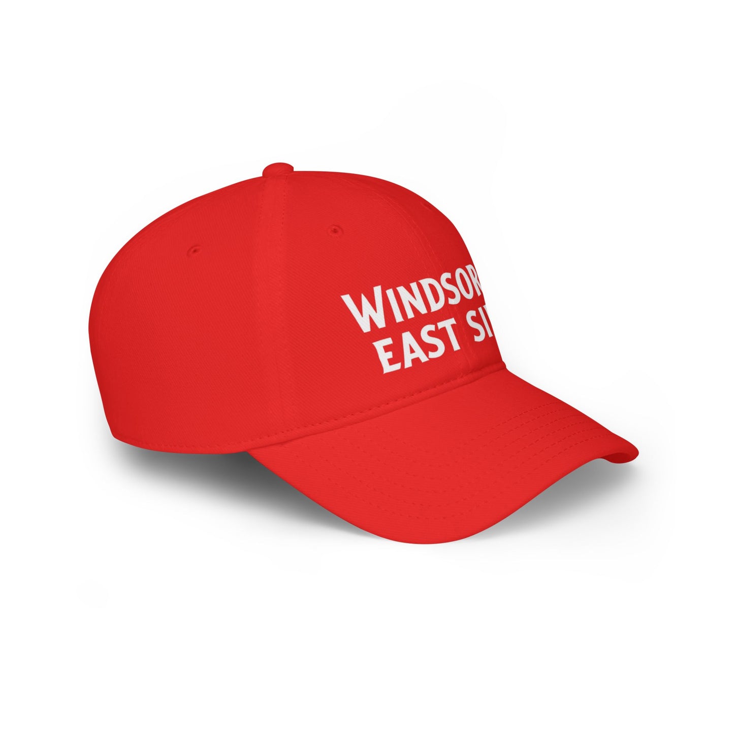 WINDSOR EAST Low Profile Baseball Cap - Red Hat for Community Lovers FINKZ WINDSOR