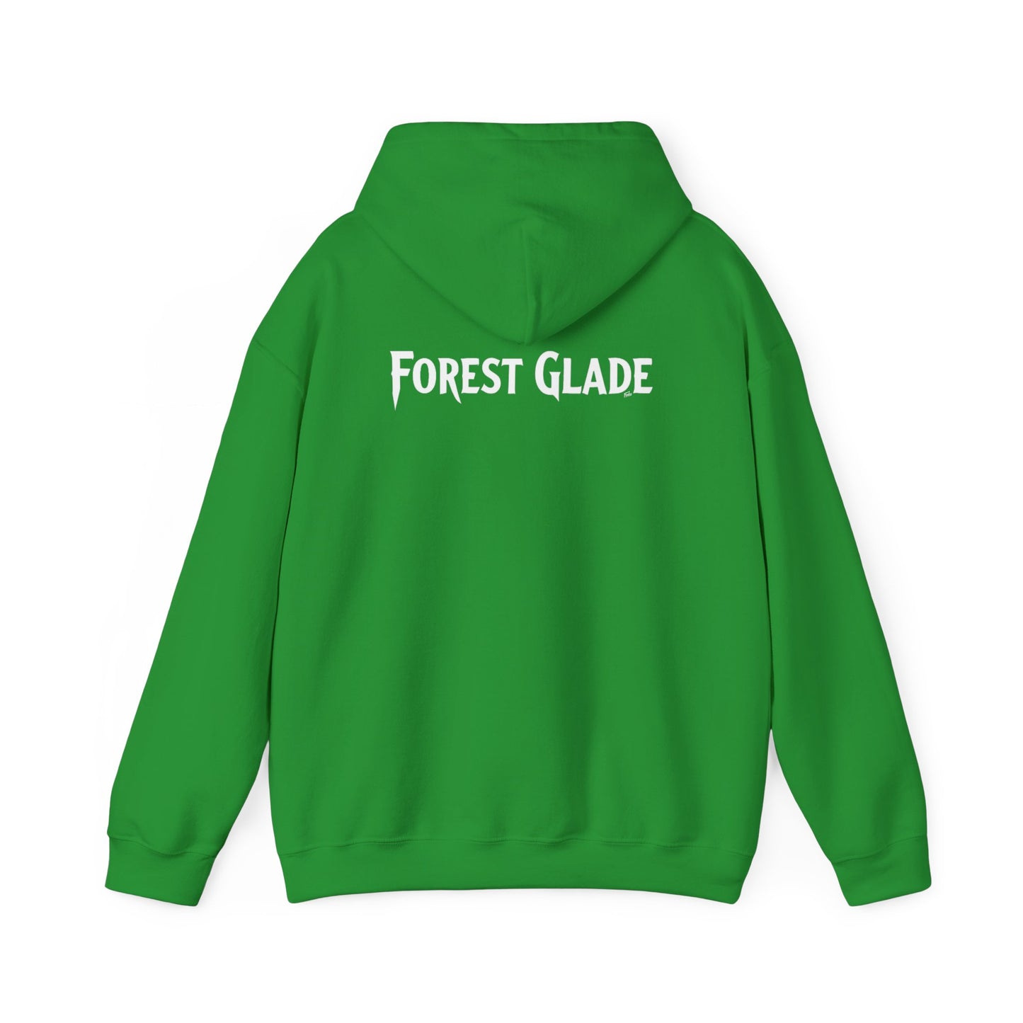 FOREST GLADE RED LEAF HARDCORE LOCAL Hooded Sweatshirt - Unisex Heavy Blend™ Pullover, Casual Hoodie for Every Day, Gift for Friends, Local Pride Apparel Support Your Community Finkz 49