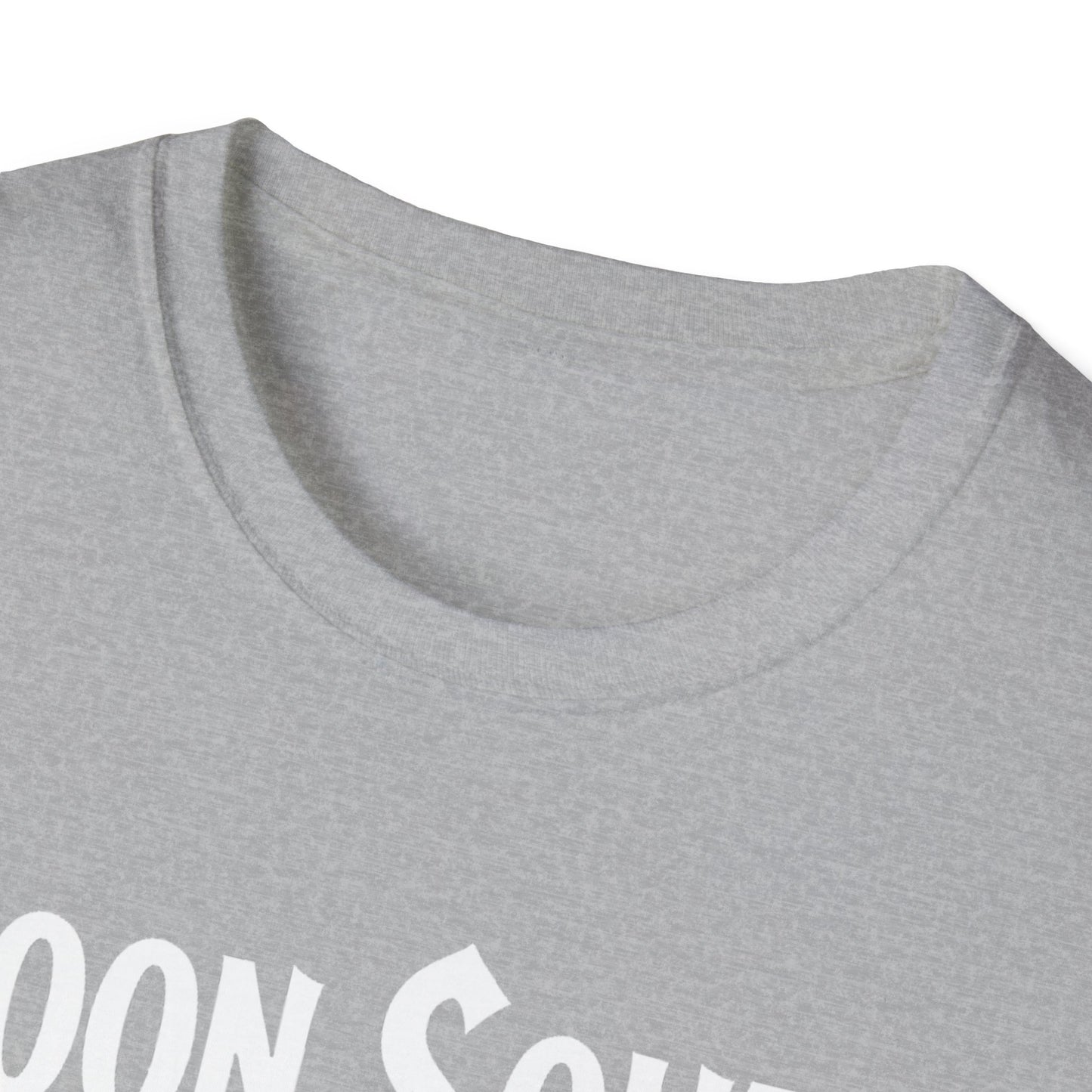 Doon South Hardcore Rep'n White Leaf T-Shirt, c03-n02-s007 Softstyle Graphic Tee, Unisex Casual Wear, Support'n Locals Merch, Gift for Community Lovers.