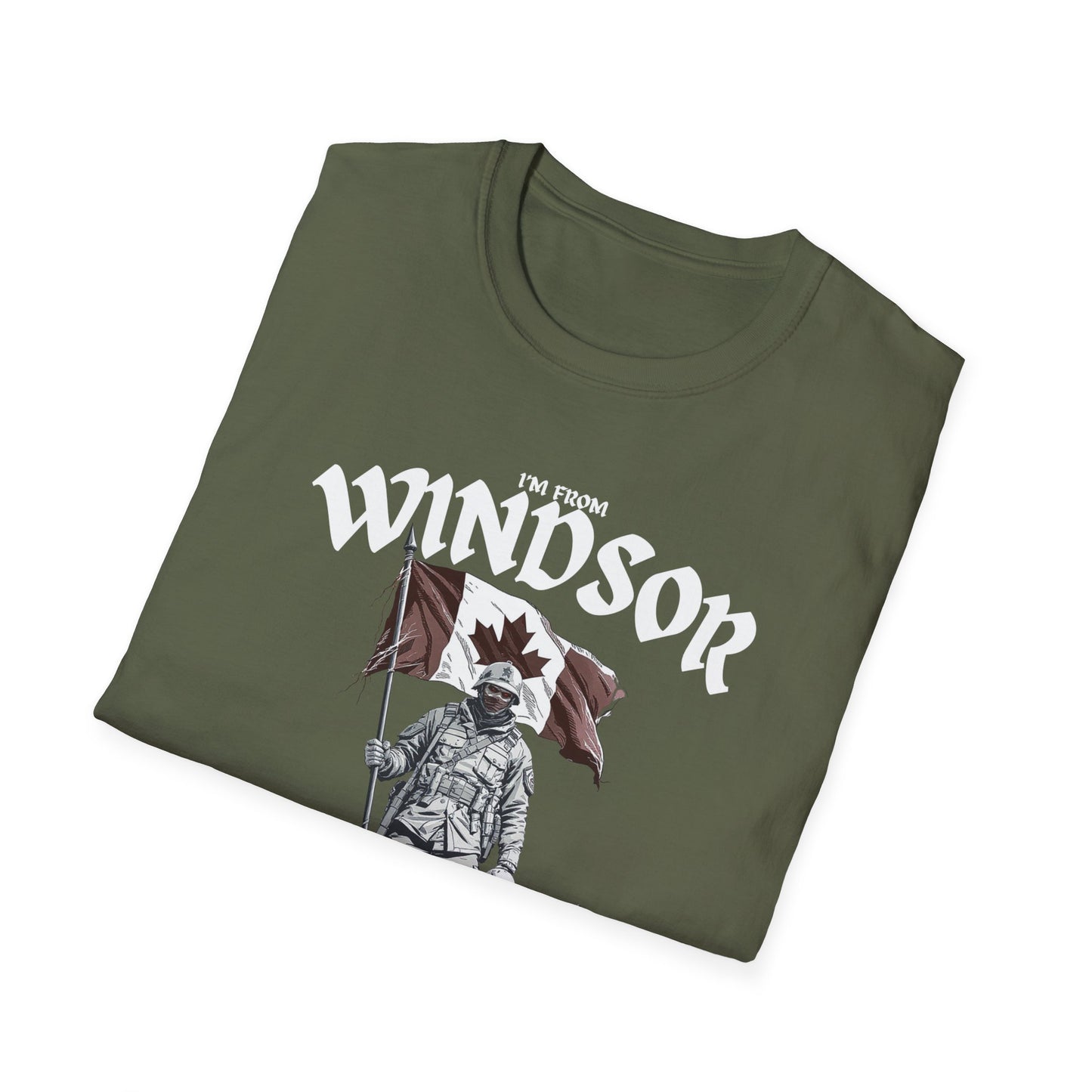 WINDSOR UNDERESTIMATE 2 T-Shirt, Softstyle Graphic Tee, Unisex Casual Wear, Support Local Merch, Gift for Community Lovers, Finkz Windsor