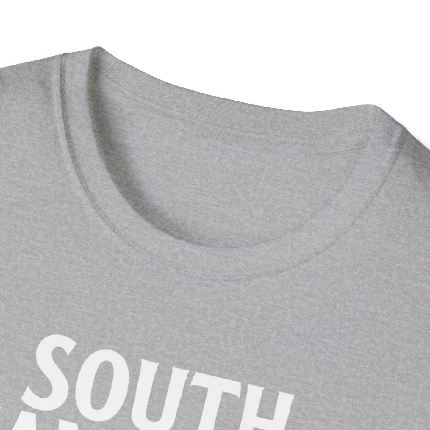 SOUTH CAMERON, We Support Our Own 2, Hardcore Local White Leaf T-Shirt, Softstyle Graphic Tee, Unisex Casual Wear, Support Local Merch, Gift for Community Lovers Finkz Windsor