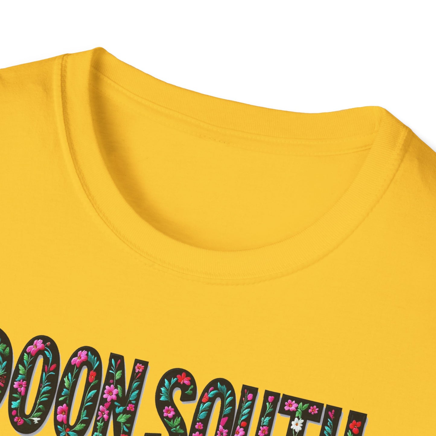 Doon South Local Gal Flower-Heart T-Shirt, c03-n02-s05  Softstyle Graphic Tee, Unisex Casual Wear, Support Local Merch, Gift for Community Lovers, Finkz WINDSOR