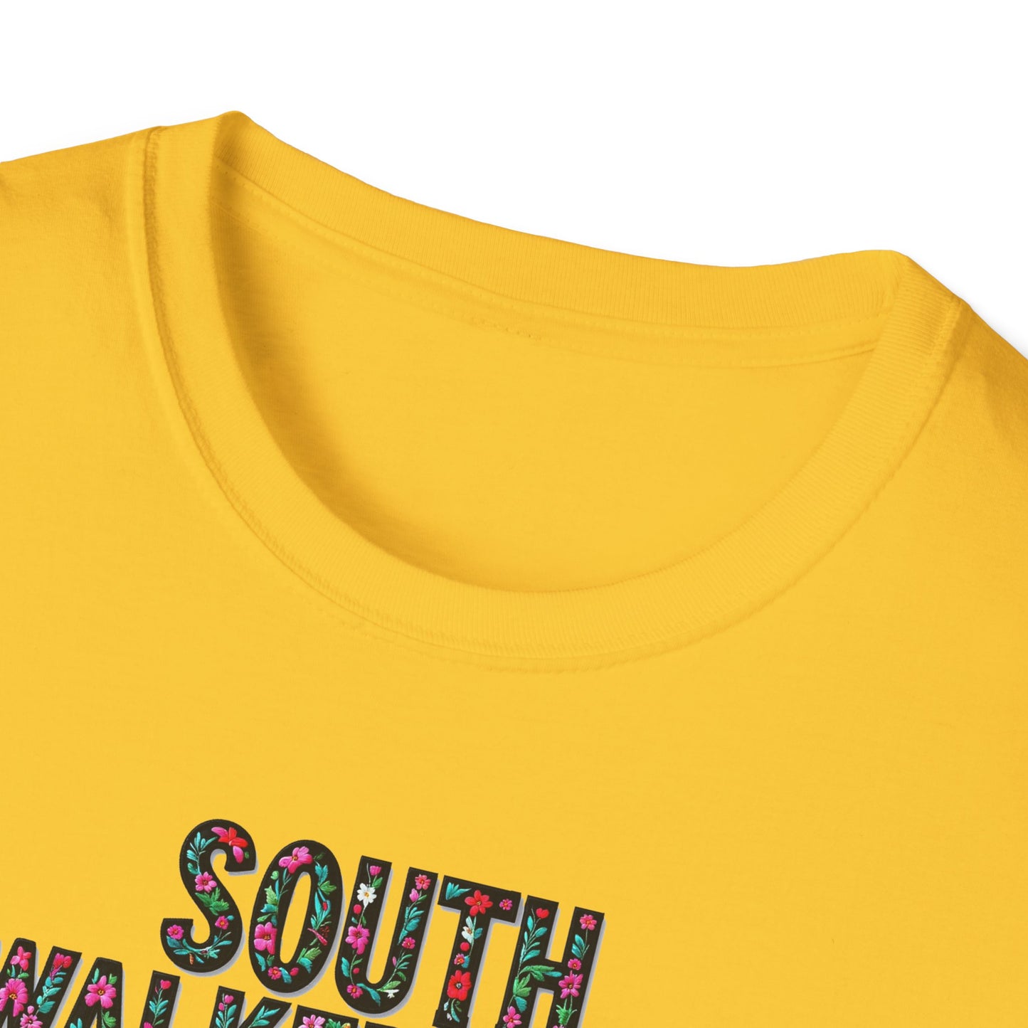 SOUTH WALKERVILLE Local Gal Flower-Heart T-Shirt, Softstyle Graphic Tee, Unisex Casual Wear, Support Local Merch, Gift for Community Lovers, Finkz WINDSOR