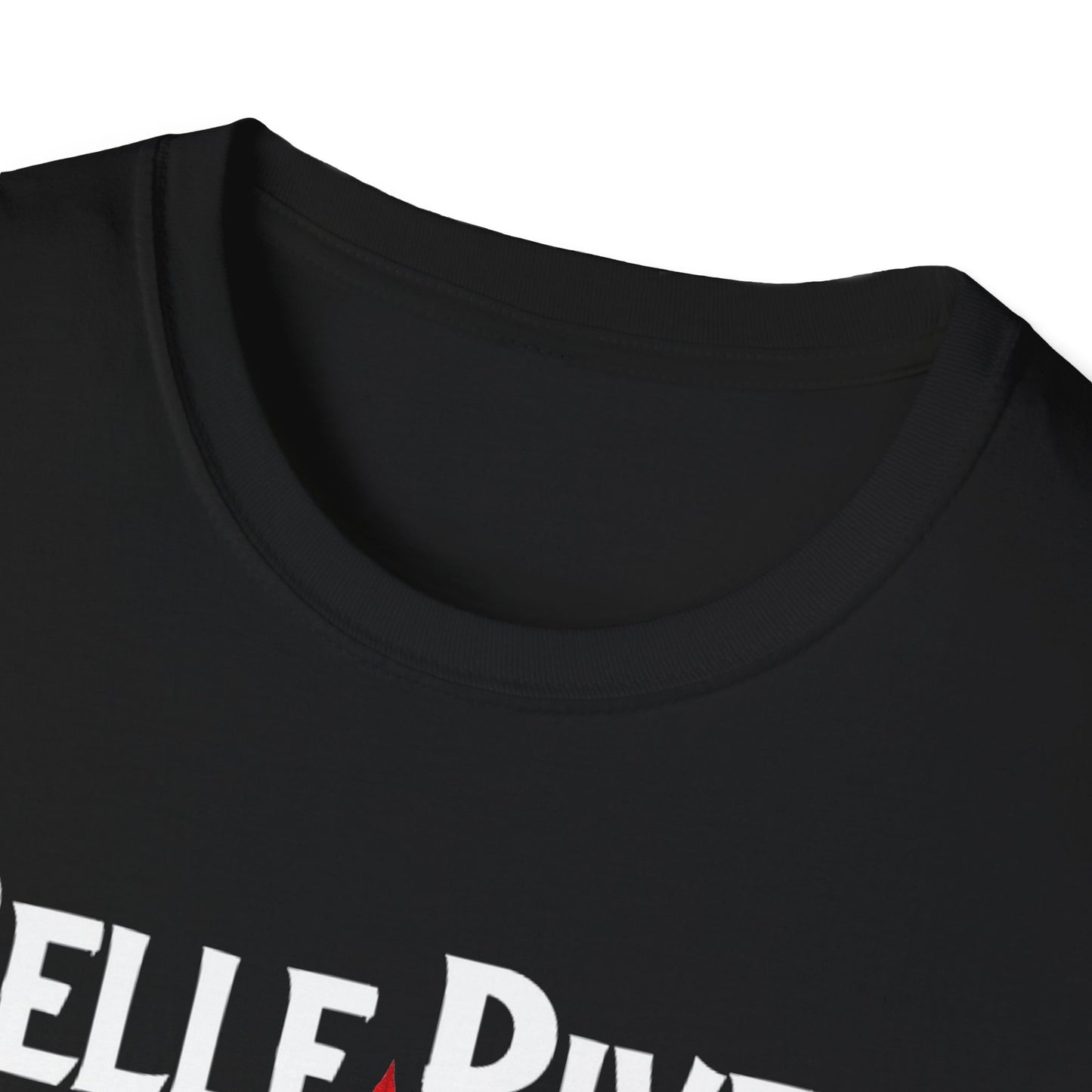 BELLE RIVER Hardcore Local, We Support Our Own,  Red Leaf 3 T-Shirt, Softstyle Graphic Tee, Unisex Casual Wear, Support Local Merch, Gift for Community Lovers, FINKZ WINDSOR