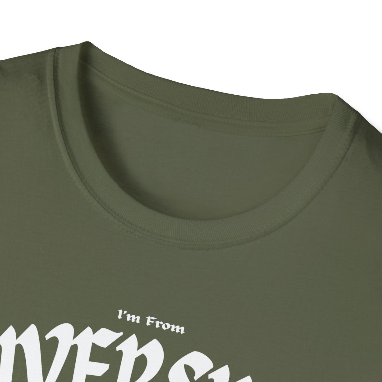 Riverside Underestimate Gal T-Shirt, c01-n05-s001 Softstyle Graphic Tee, Unisex Casual Wear, Support'n Locals Merch, Gift for Community Lovers.
