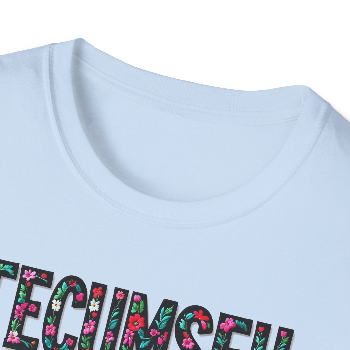 TECUMSEH Local Gal Flower-Heart T-Shirt, 3 Softstyle Graphic Tee, Unisex Casual Wear, Support Local Merch, Gift for Community Lovers, Finkz WINDSOR