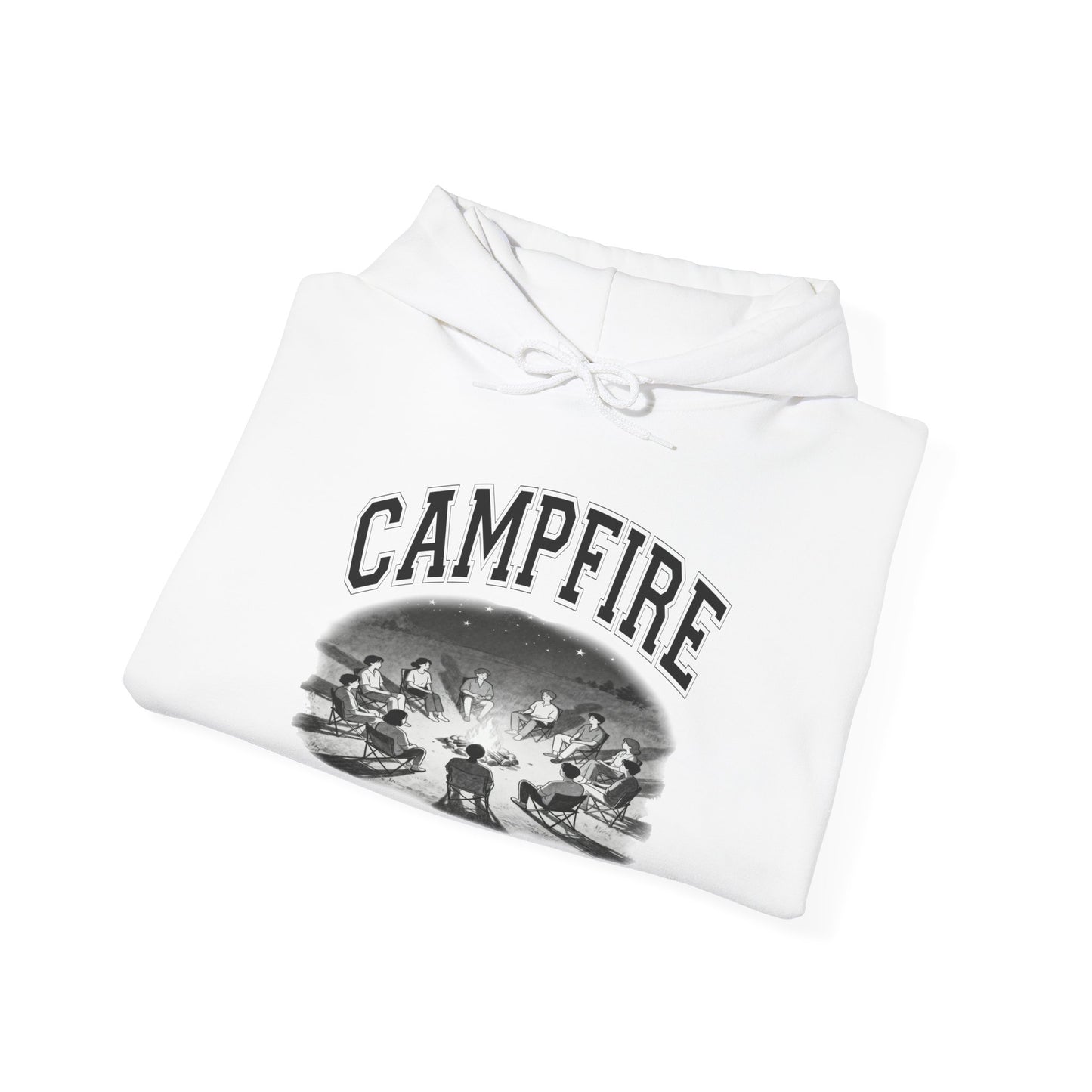 Campfire Social Club Leaf Cozy Hoodie | Unisex Sweatshirt for Nature Lovers, Casual Wear, Gift for Him/Her, Outdoor Adventures, Cozy Days Canada Patriotic