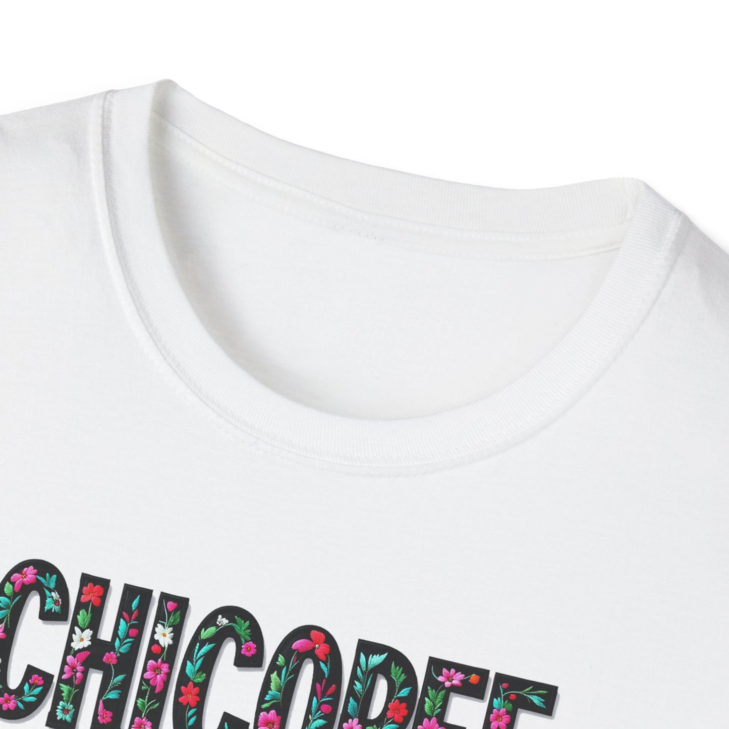 Chicopee Local Gal Flower-Heart T-Shirt, c03-n01-s05  Softstyle Graphic Tee, Unisex Casual Wear, Support Local Merch, Gift for Community Lovers, Finkz WINDSOR