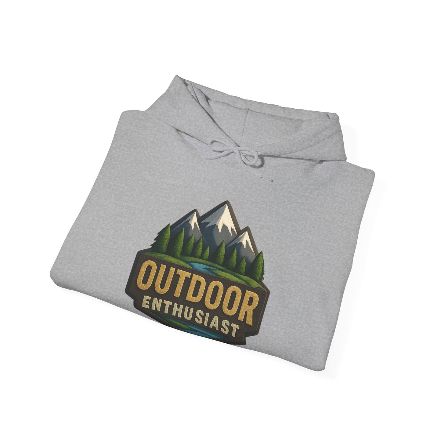 Outdoor Enthusiast Dark Hoodie | OutdoorEnthusiast.Ca 100% Authentic | Cozy Camping Hoodie | Unisex Hooded Sweatshirt for Nature Lovers, Casual Wear, Gift for Him/Her, Outdoor Adventures......