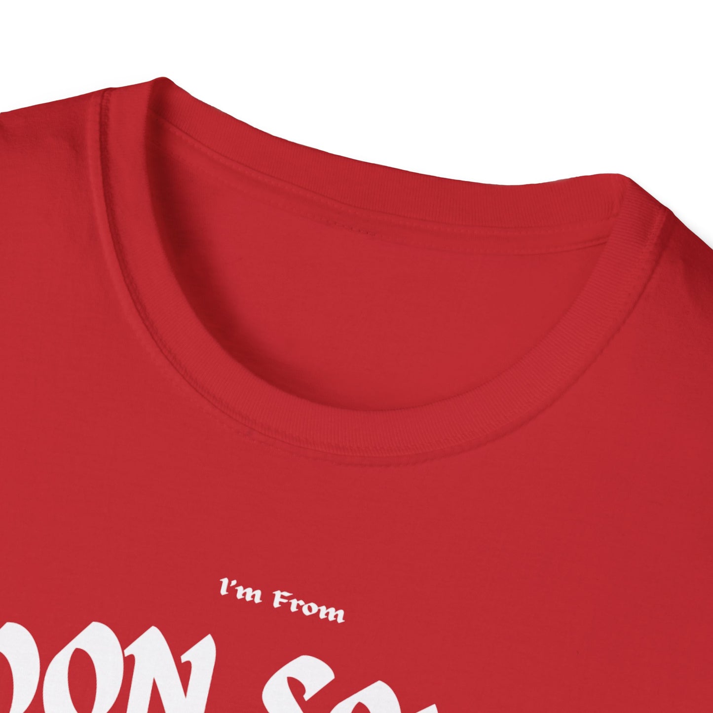 Doon South Underestimate Gal T-Shirt, c03-n02-s001 Softstyle Graphic Tee, Unisex Casual Wear, Support'n Locals Merch, Gift for Community Lovers.