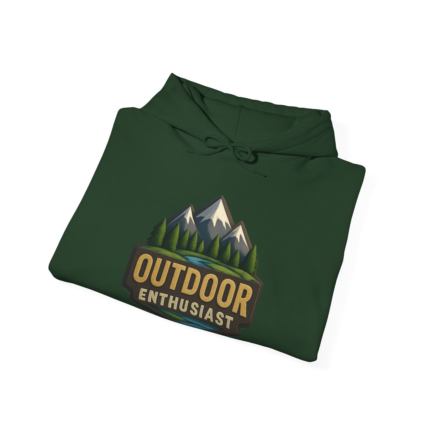 Outdoor Enthusiast Dark Hoodie | OutdoorEnthusiast.Ca 100% Authentic | Cozy Camping Hoodie | Unisex Hooded Sweatshirt for Nature Lovers, Casual Wear, Gift for Him/Her, Outdoor Adventures......
