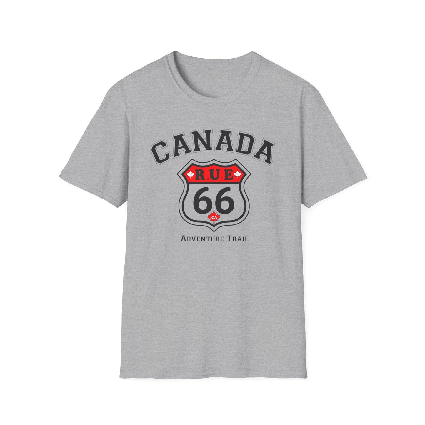 Rue 66 Adventure Trail T-Shirt, Softstyle, Unisex - Rue66.ca