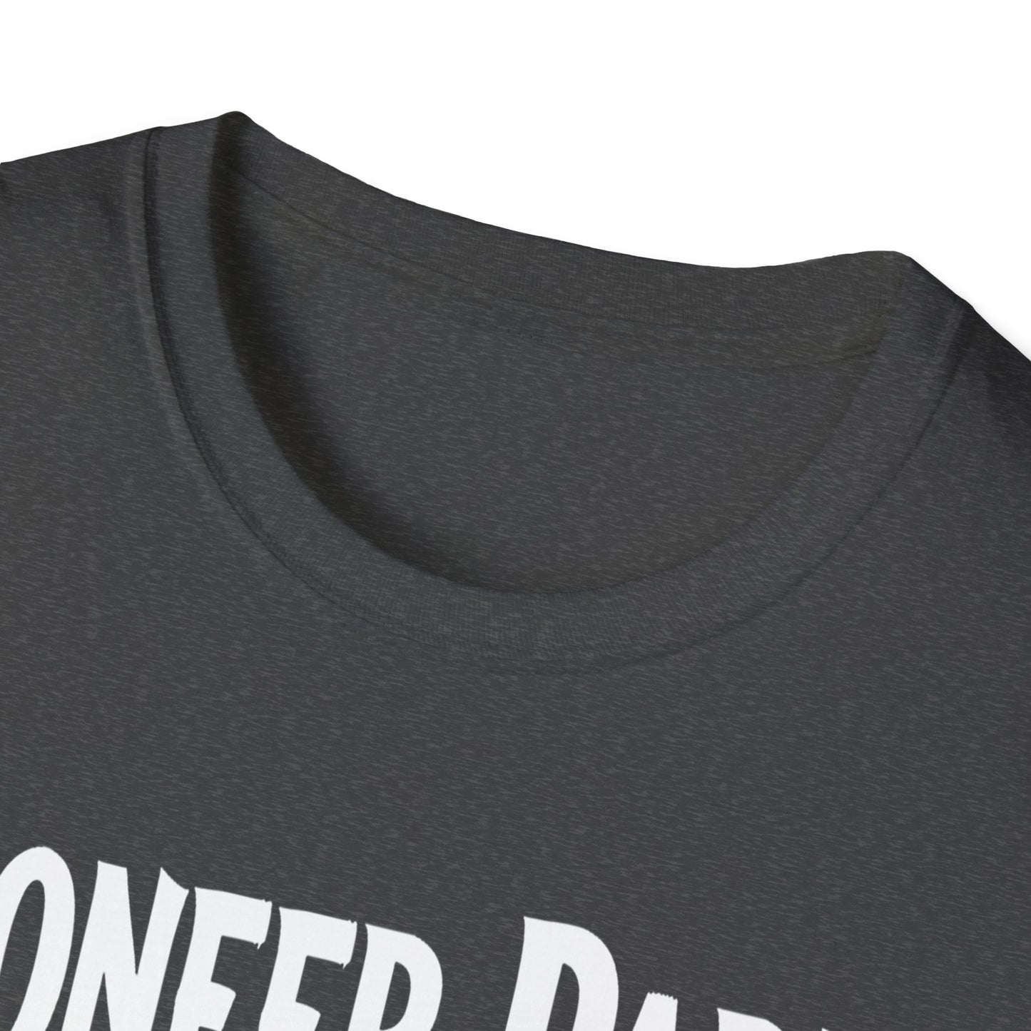 Pioneer Park Hardcore We Support Our Own Red Leaf T-Shirt, c03-n08-s006 Softstyle Graphic Tee, Unisex Casual Wear, Support'n Locals Merch, Gift for Community Lovers.