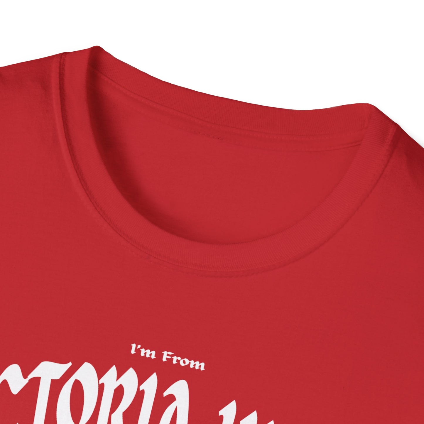 Victoria Hills Underestimate Gal T-Shirt, c03-n10-s001 Softstyle Graphic Tee, Unisex Casual Wear, Support'n Locals Merch, Gift for Community Lovers.