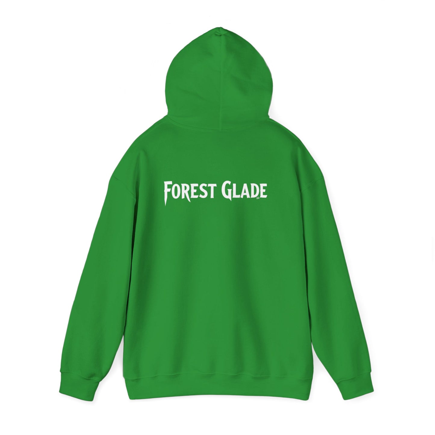 FOREST GLADE RED LEAF HARDCORE LOCAL Hooded Sweatshirt - Unisex Heavy Blend™ Pullover, Casual Hoodie for Every Day, Gift for Friends, Local Pride Apparel Support Your Community Finkz 49