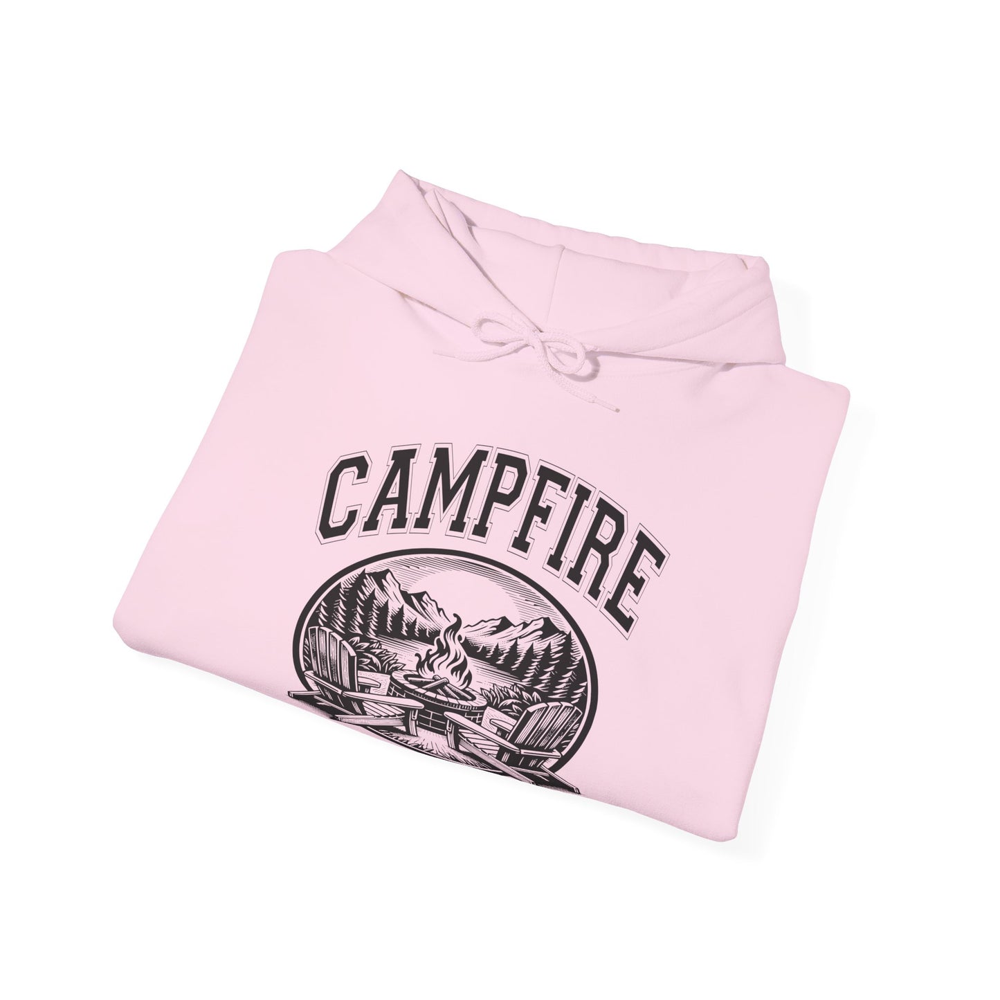 Campfire Social Club Chairs Cozy Hoodie | Unisex Sweatshirt for Nature Lovers, Casual Wear, Gift for Him/Her, Outdoor Adventures, Cozy Days Canada Patriotic wednesday
