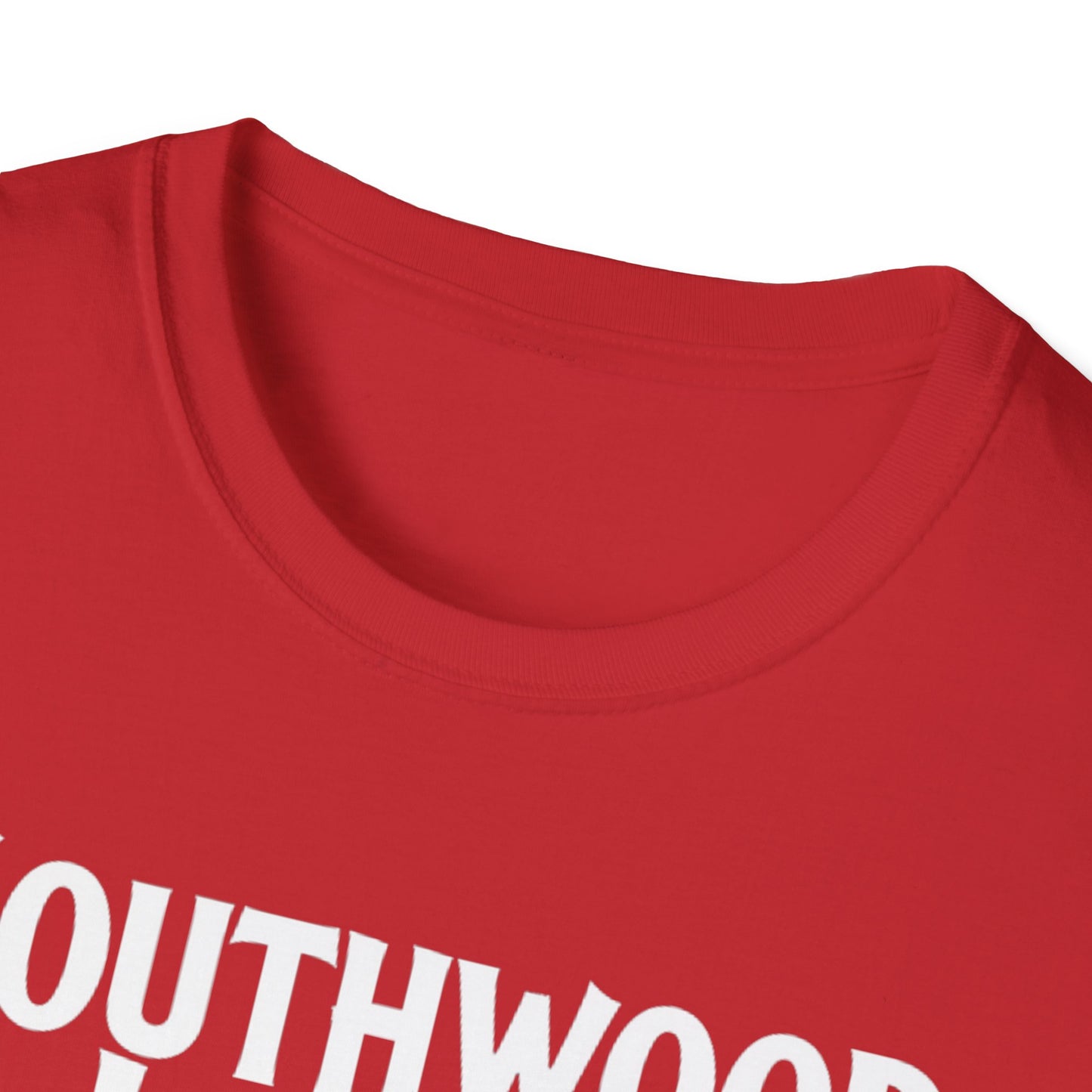 SOUTHWOOD LAKES, We Support Our Own 2, Hardcore Local White Leaf T-Shirt, Softstyle Graphic Tee, Unisex Casual Wear, Support Local Merch, Gift for Community Lovers Finkz Windsor