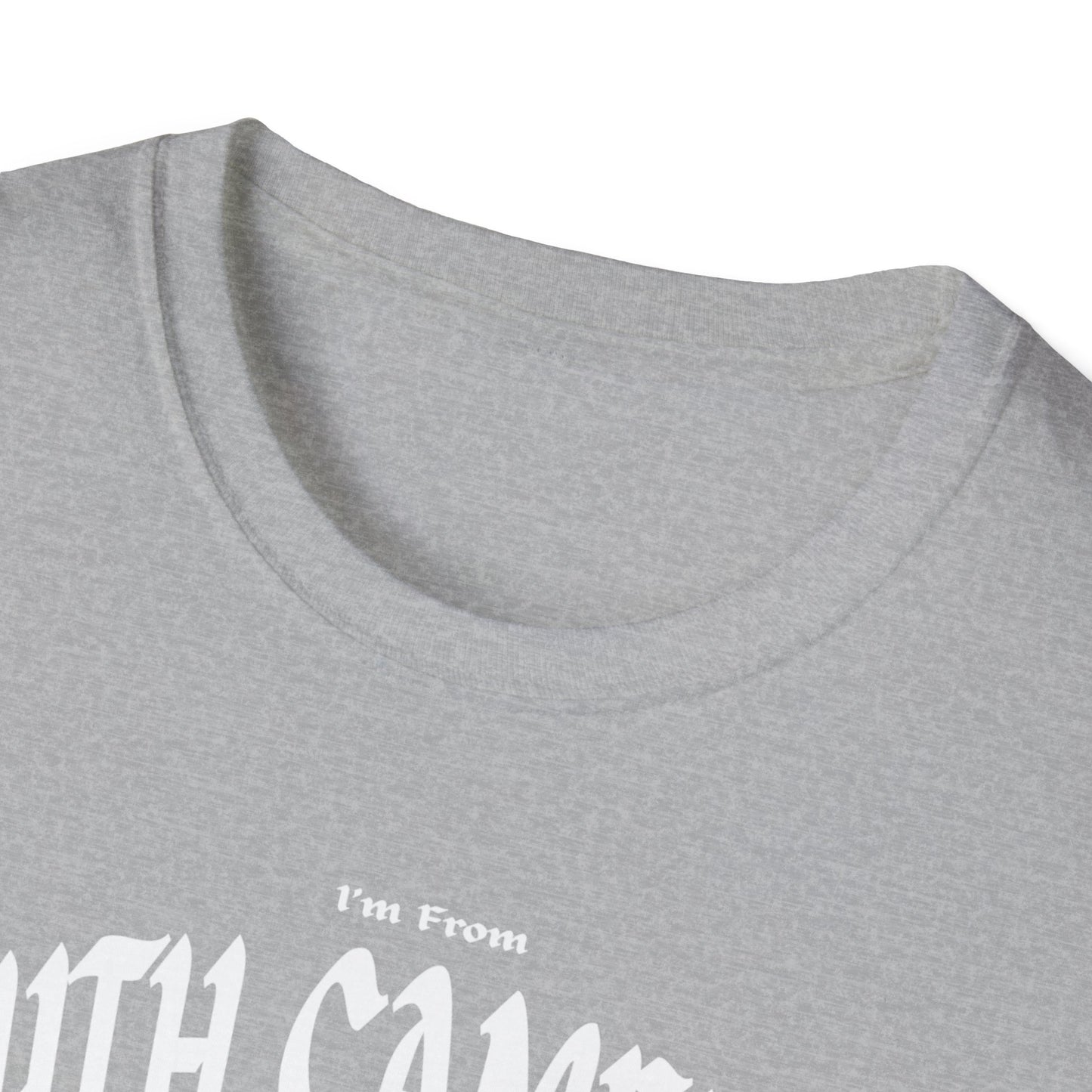 South Cameron Underestimate Gal T-Shirt, c01-n12-s001 Softstyle Graphic Tee, Unisex Casual Wear, Support'n Locals Merch, Gift for Community Lovers.