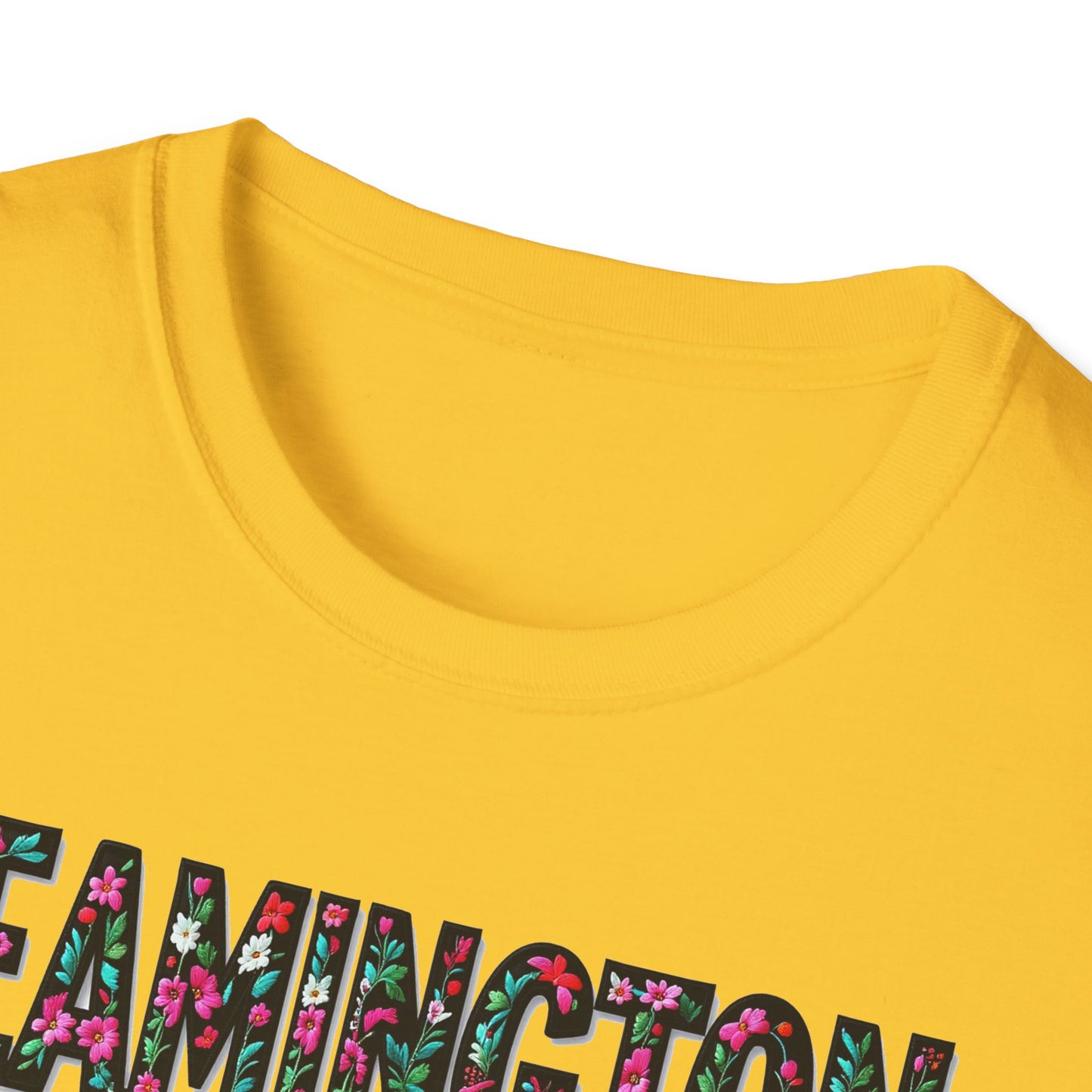 LEAMINGTON Local Gal Flower-Heart T-Shirt, 3 Softstyle Graphic Tee, Unisex Casual Wear, Support Local Merch, Gift for Community Lovers, Finkz WINDSOR
