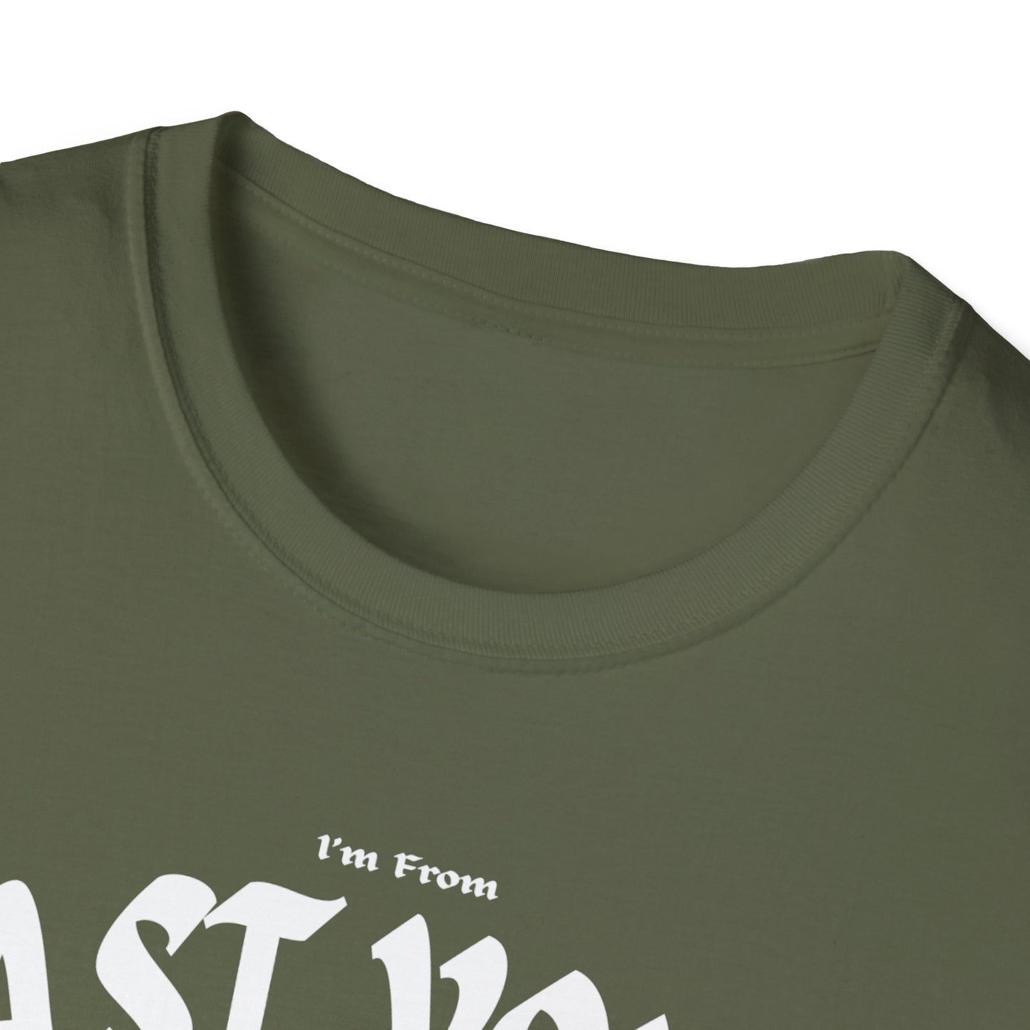 East York Underestimate Gal T-Shirt, c06-n02-s001 Softstyle Graphic Tee, Unisex Casual Wear, Support'n Locals Merch, Gift for Community Lovers.