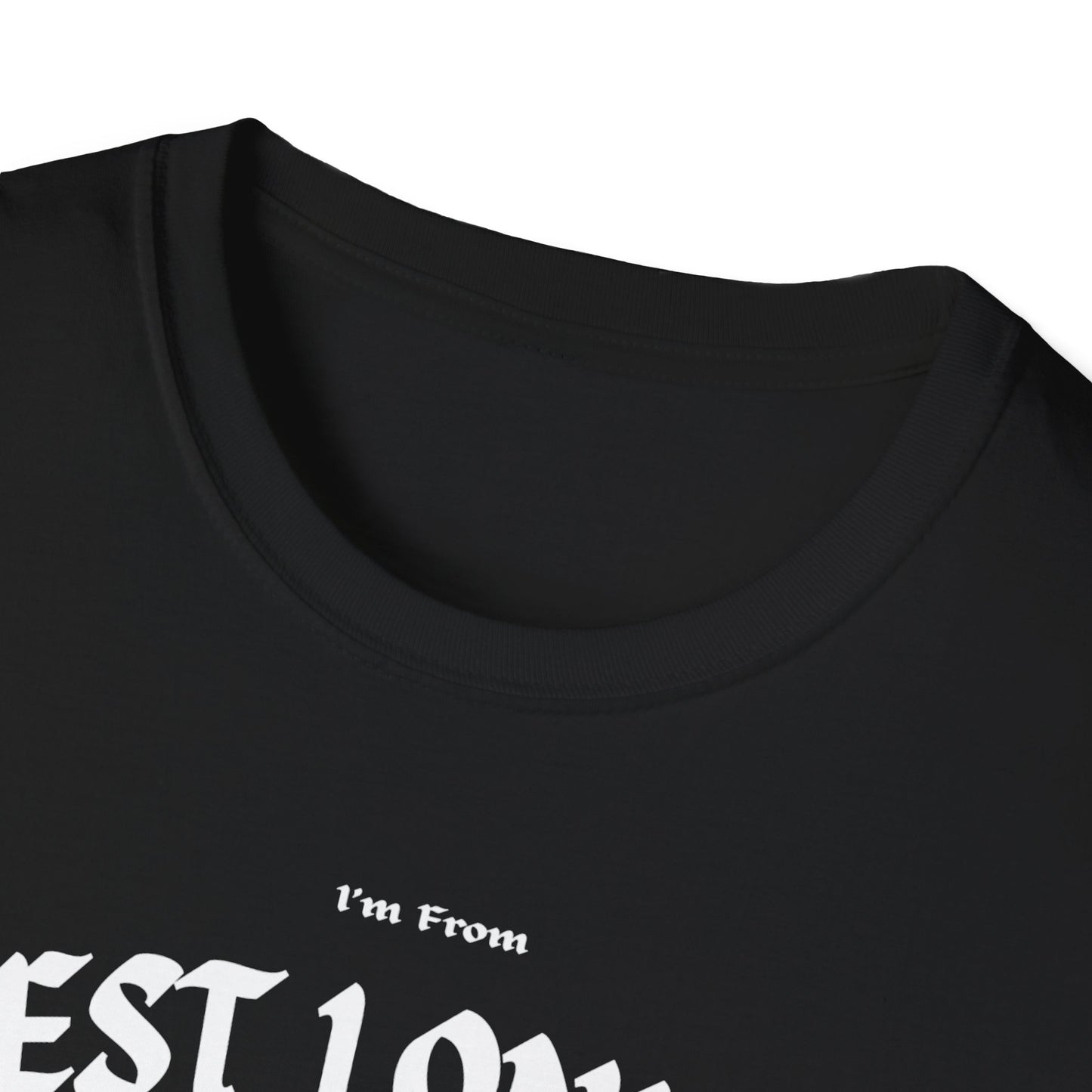 West London Underestimate Gal T-Shirt, c02-n08-s001 Softstyle Graphic Tee, Unisex Casual Wear, Support'n Locals Merch, Gift for Community Lovers.