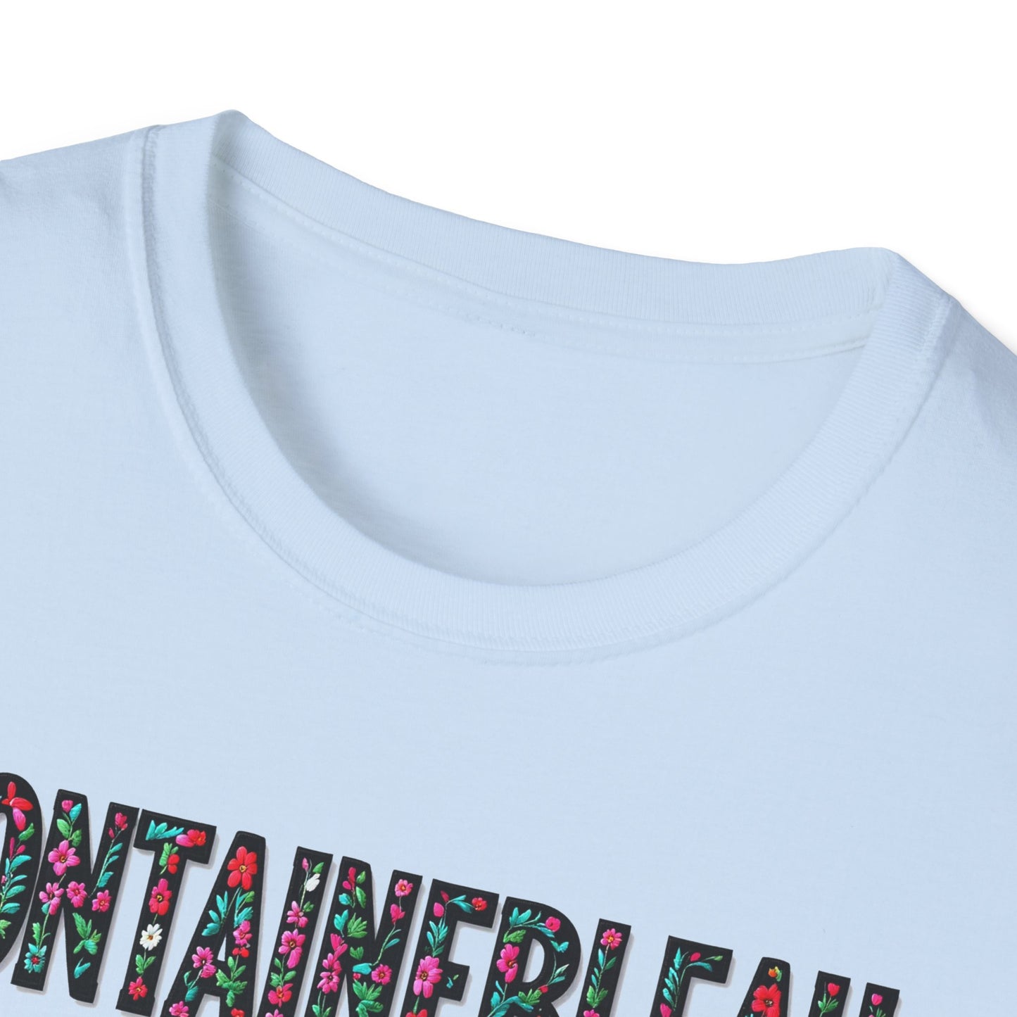 FONTAINEBLEAU Local Gal Flower-Heart T-Shirt, 3 Softstyle Graphic Tee, Unisex Casual Wear, Support Local Merch, Gift for Community Lovers, Finkz WINDSOR