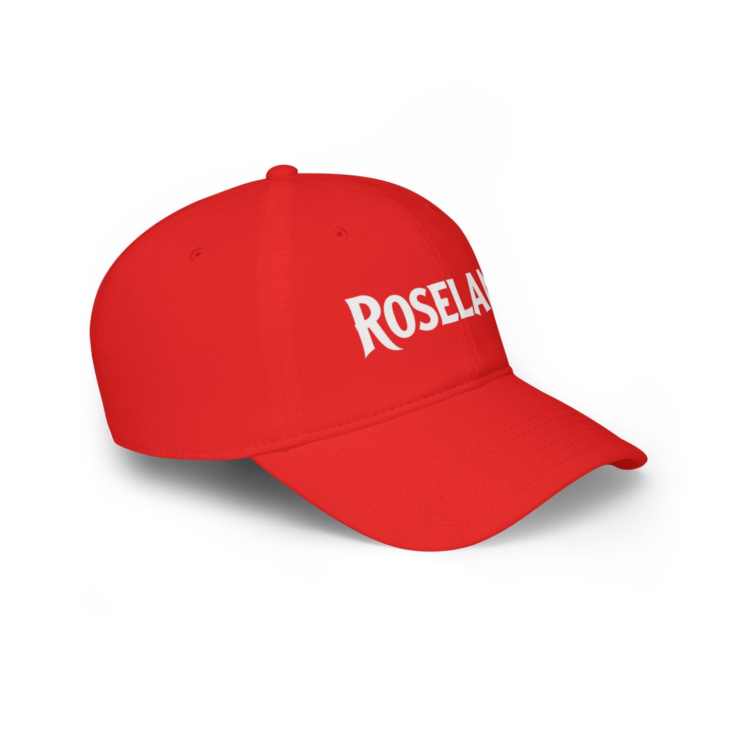 ROSELAND Low Profile Baseball Cap - Red Hat for Community Lovers FINKZ WINDSOR