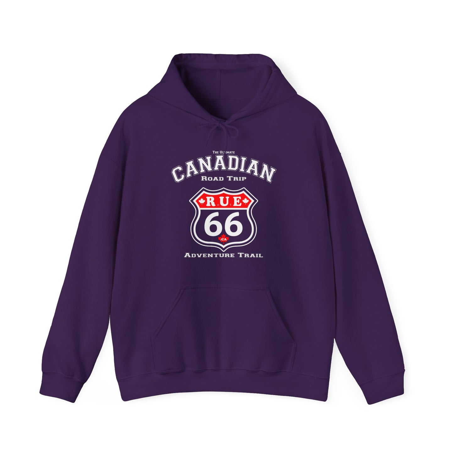 Canadian Rue66 Roadtrip Black Hoodie -  Hooded Sweatshirt